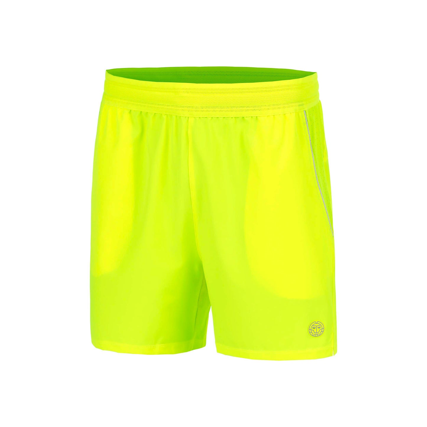 BIDI BADU Solid 7in Shorts Hommes-jaunes fluo