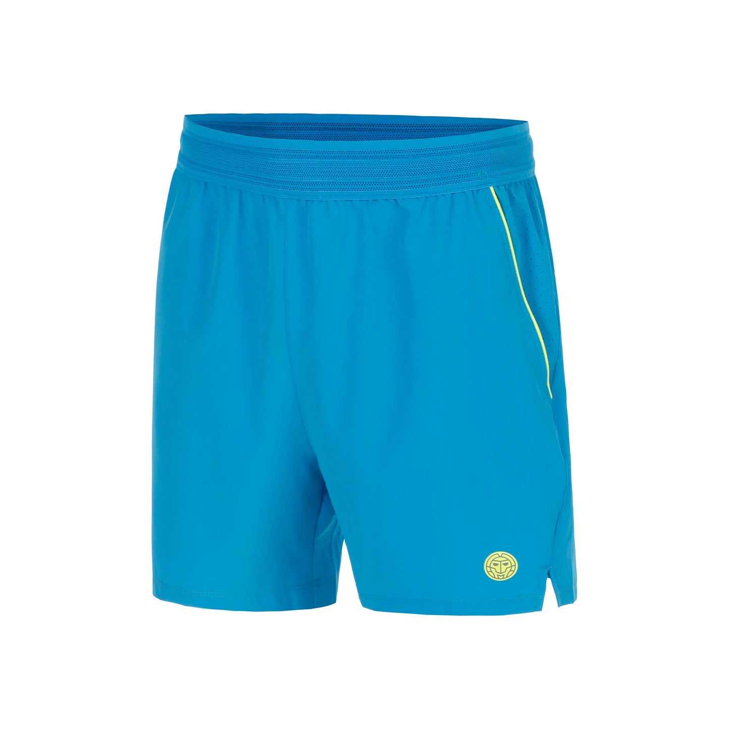 BIDI BADU Out of Control 7in Shorts Hommes - bleu, jaunes fluo