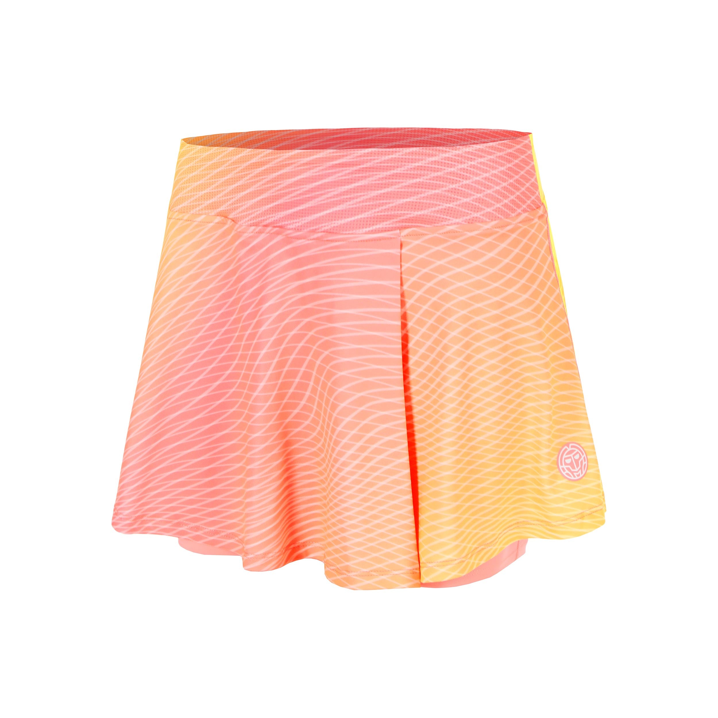 BIDI BADU Out of Control Wavy Jupe Femmes-pink, jaunes fluo