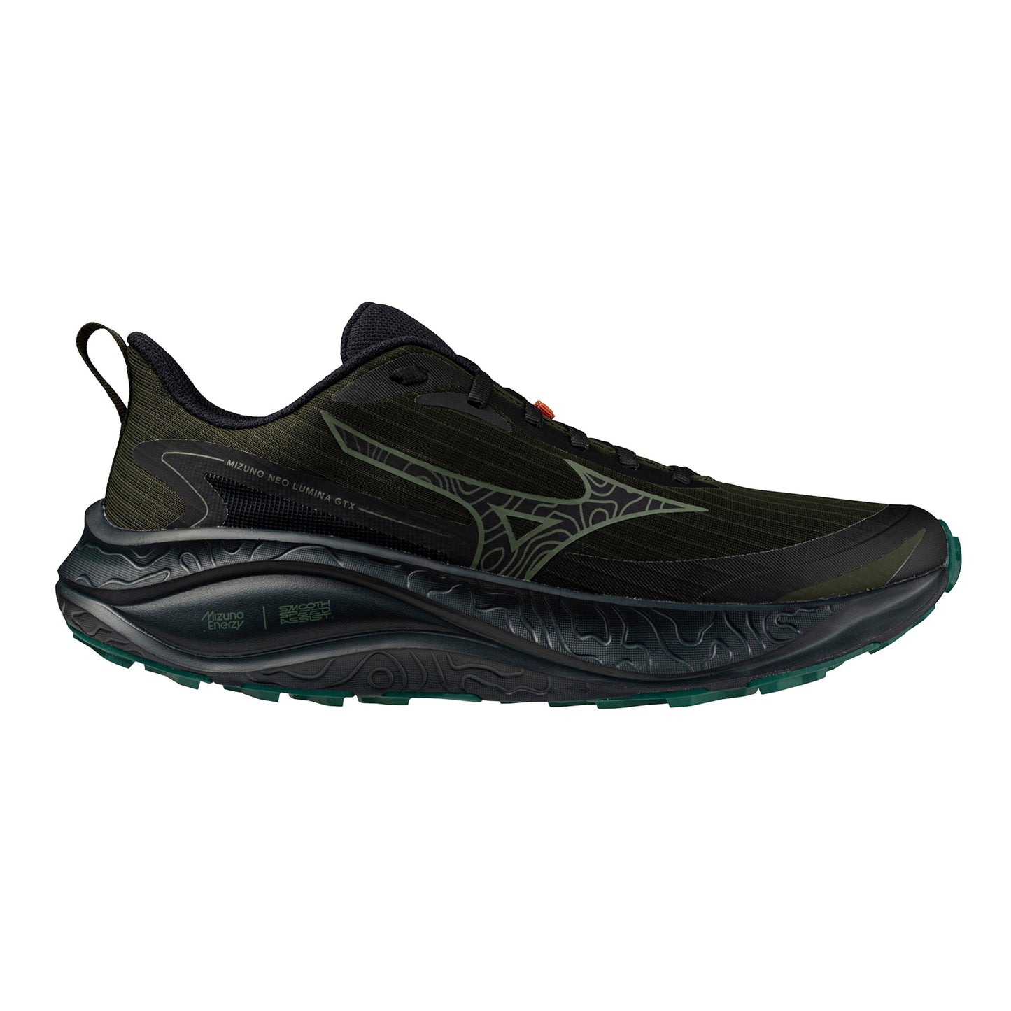Mizuno Neo Lumina GTX  Chaussure trail Hommes - vert foncé, noir