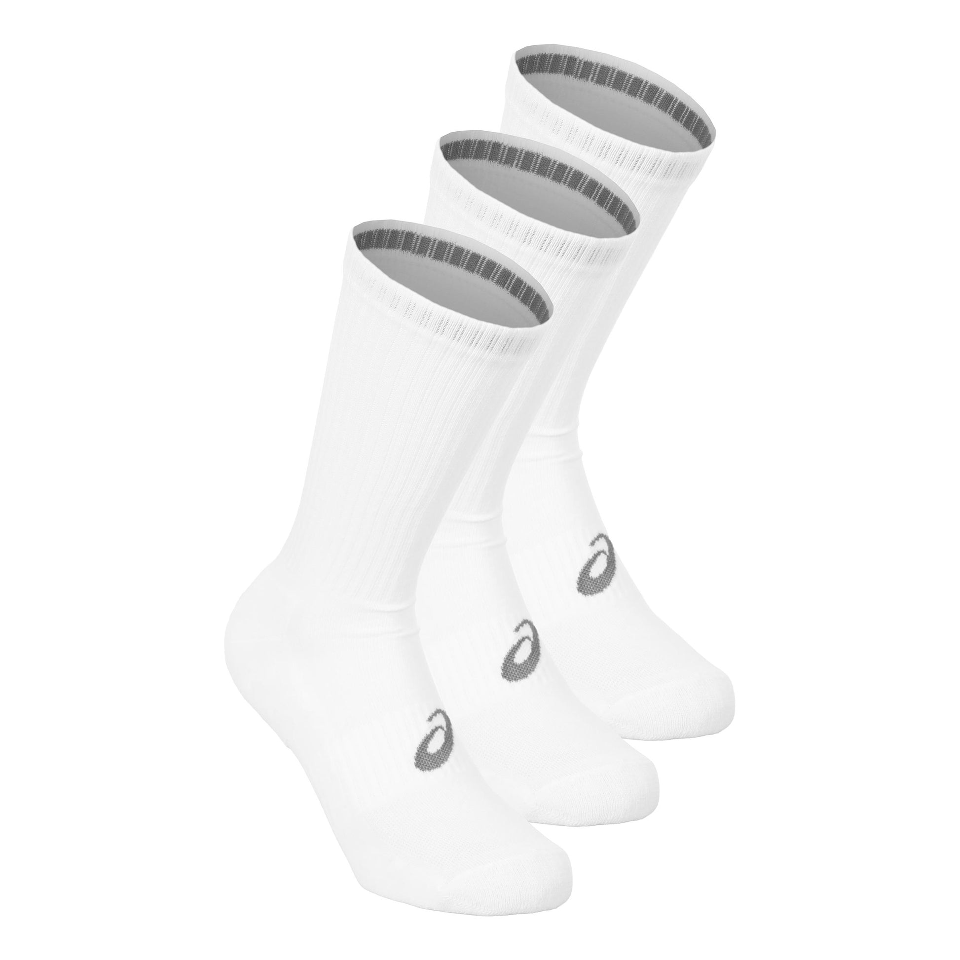 ASICS Chaussettes de tennis - Pack de 3 Unisex-blanc