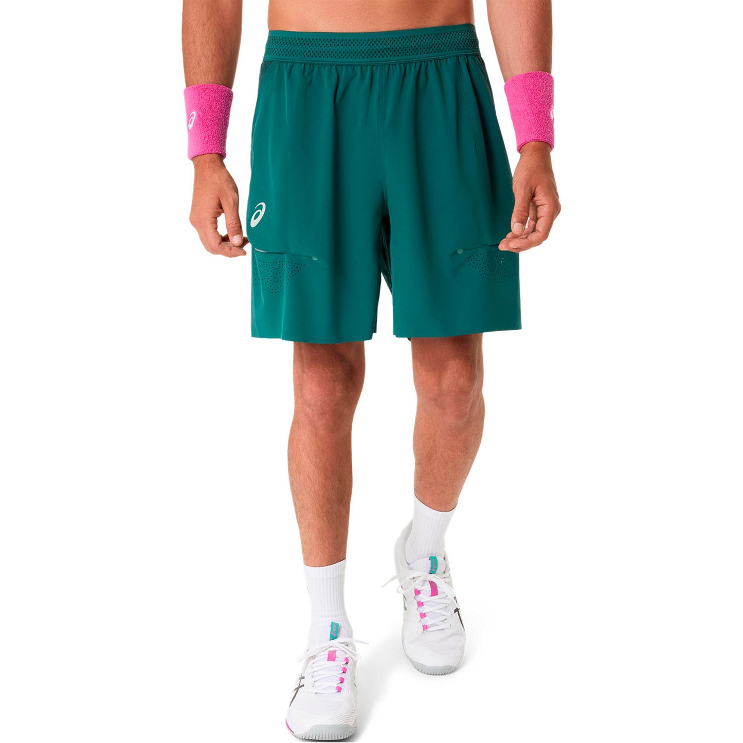ASICS Match Laser Cut 7In  Shorts Hommes-bleu petrol