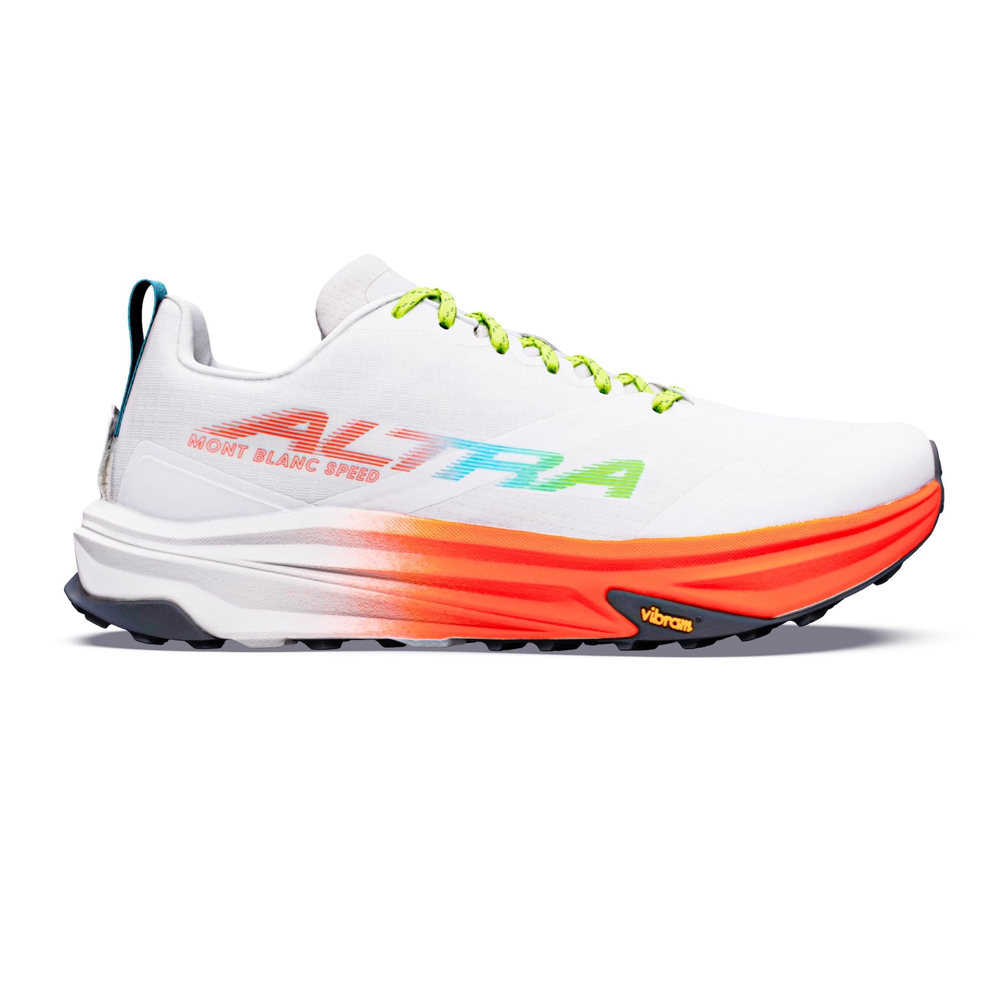 Altra Mont Blanc Speed Chaussure trail Hommes - blanc, corail