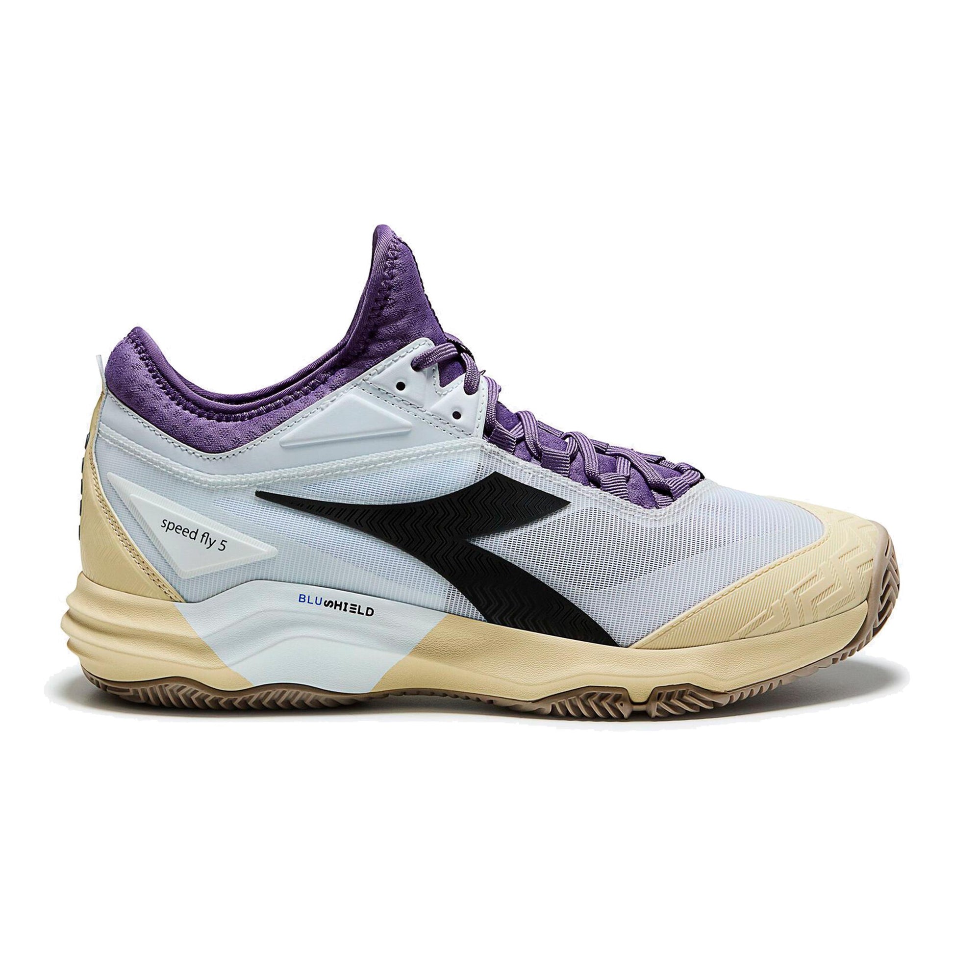 Diadora Speed Blushield Fly 5 Chaussure terre battue Hommes - moutarde, noir