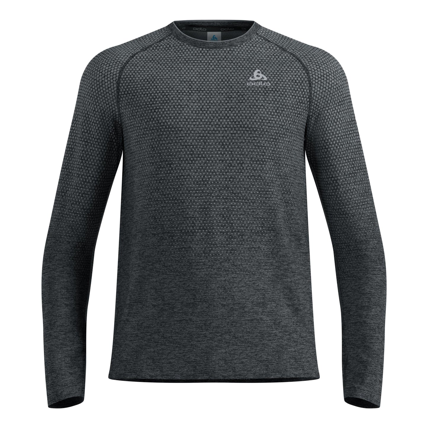 Odlo Essential Seamless Maillot de course Hommes-gris