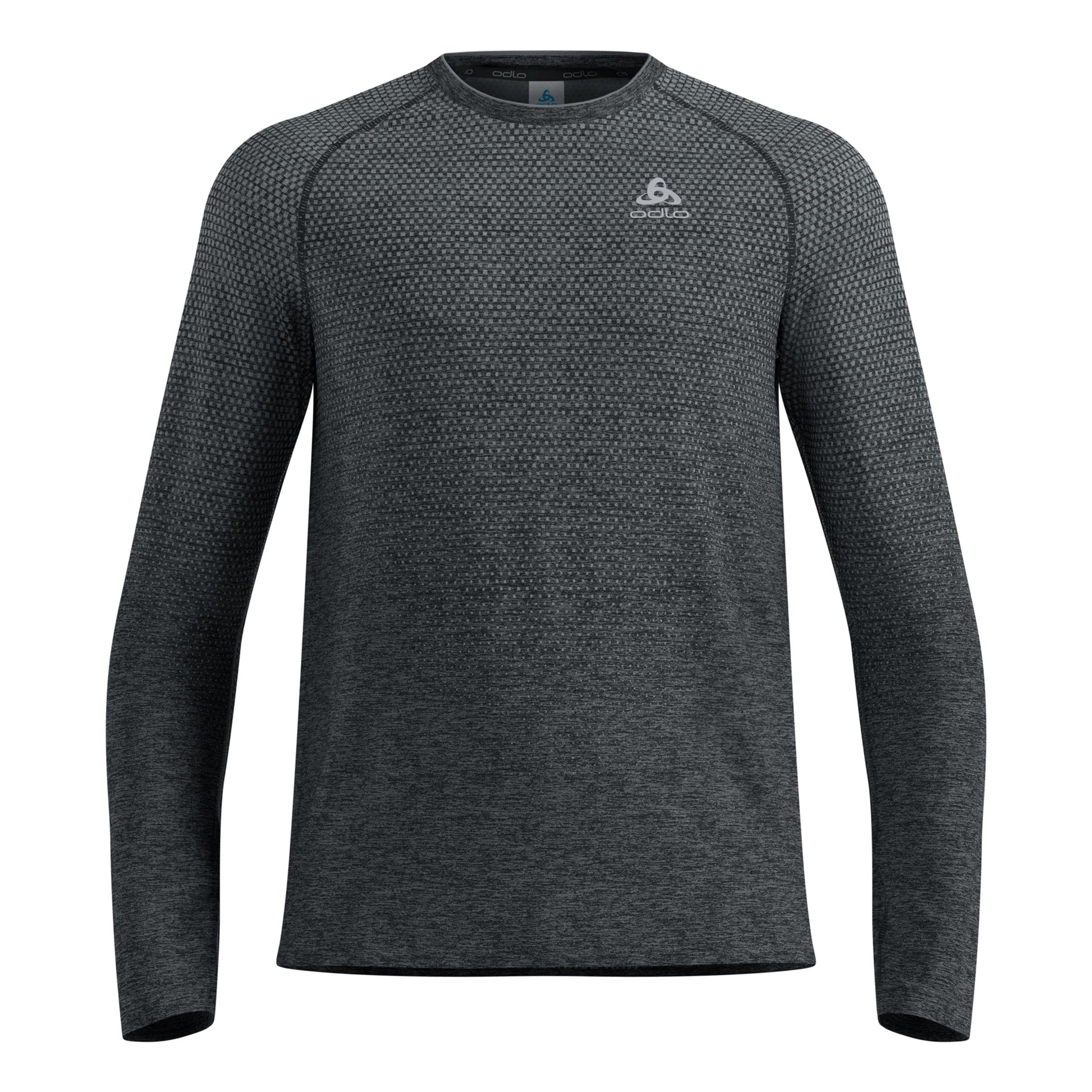 Odlo Essential Seamless Maillot de course Hommes-gris