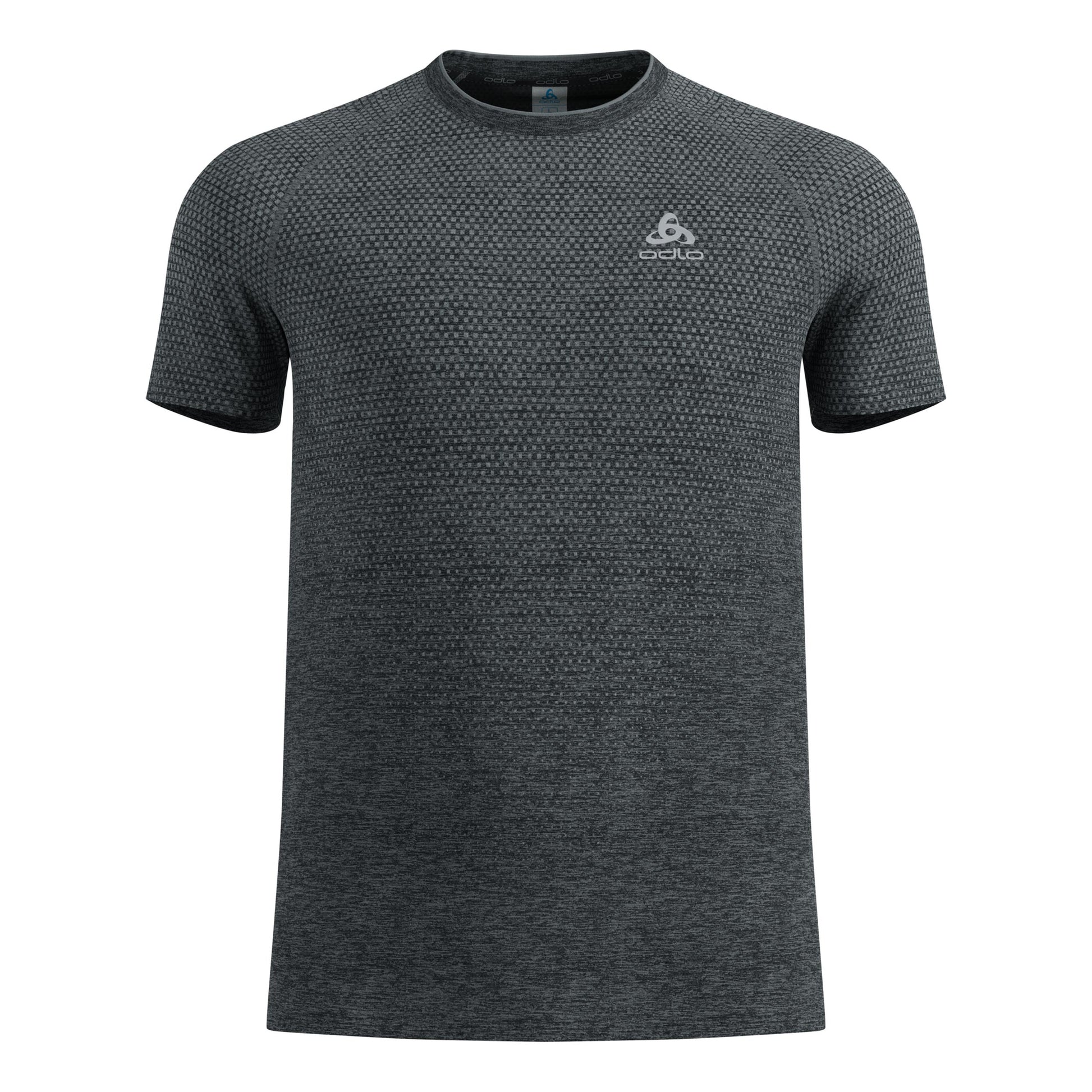 Odlo Essential Seamless Maillot de course Hommes-gris