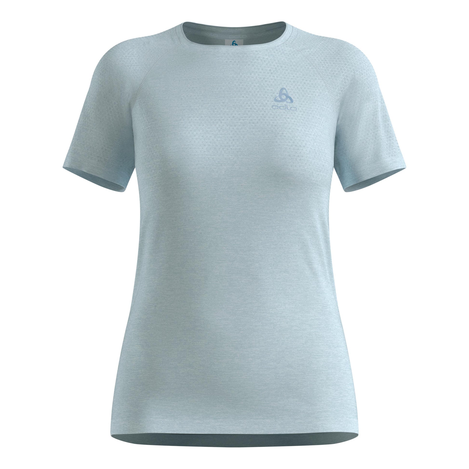Odlo Essential Seamless Maillot de course Femmes-bleu clair