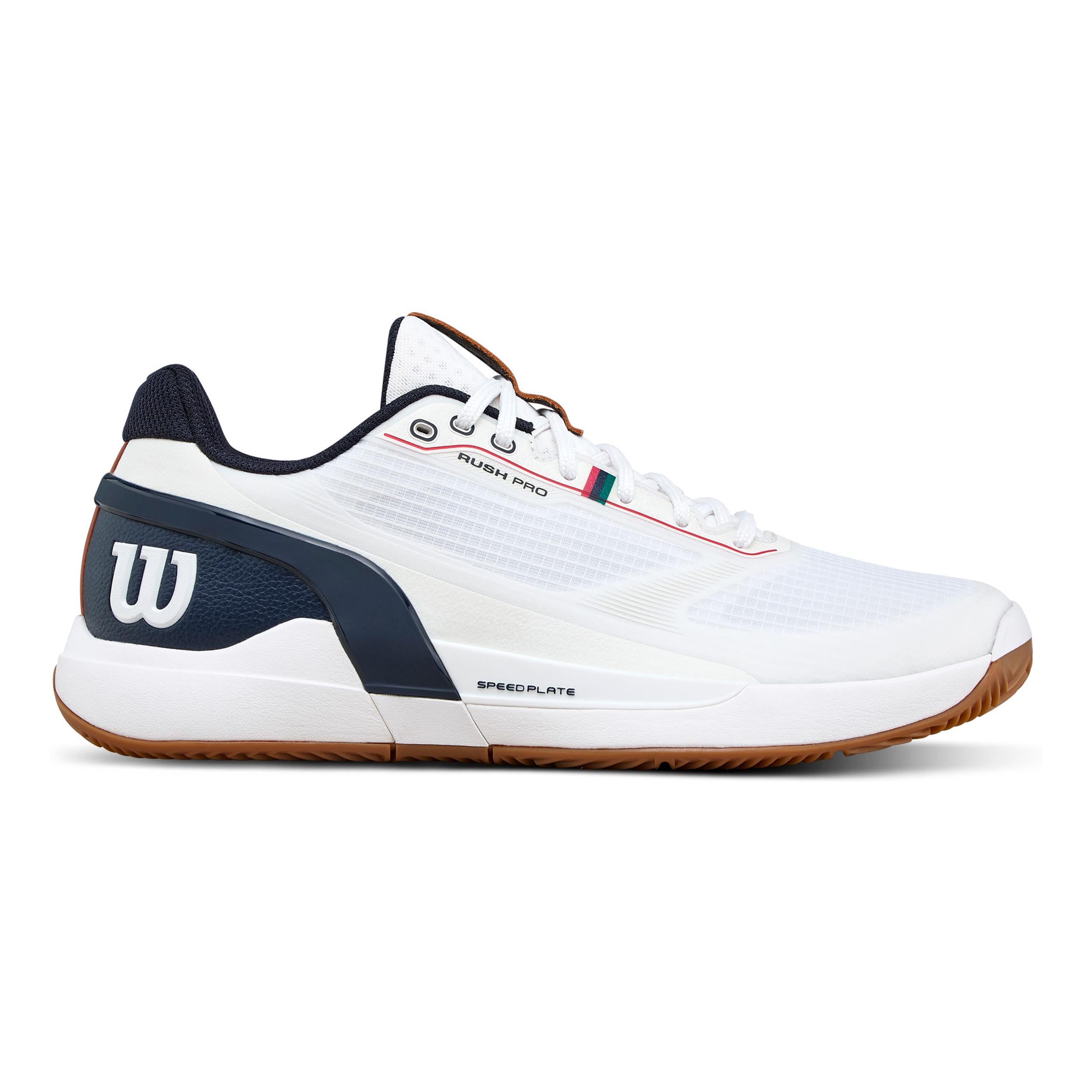 Wilson Rush Pro 5 Chaussure terre battue Hommes-blanc, bleu foncé