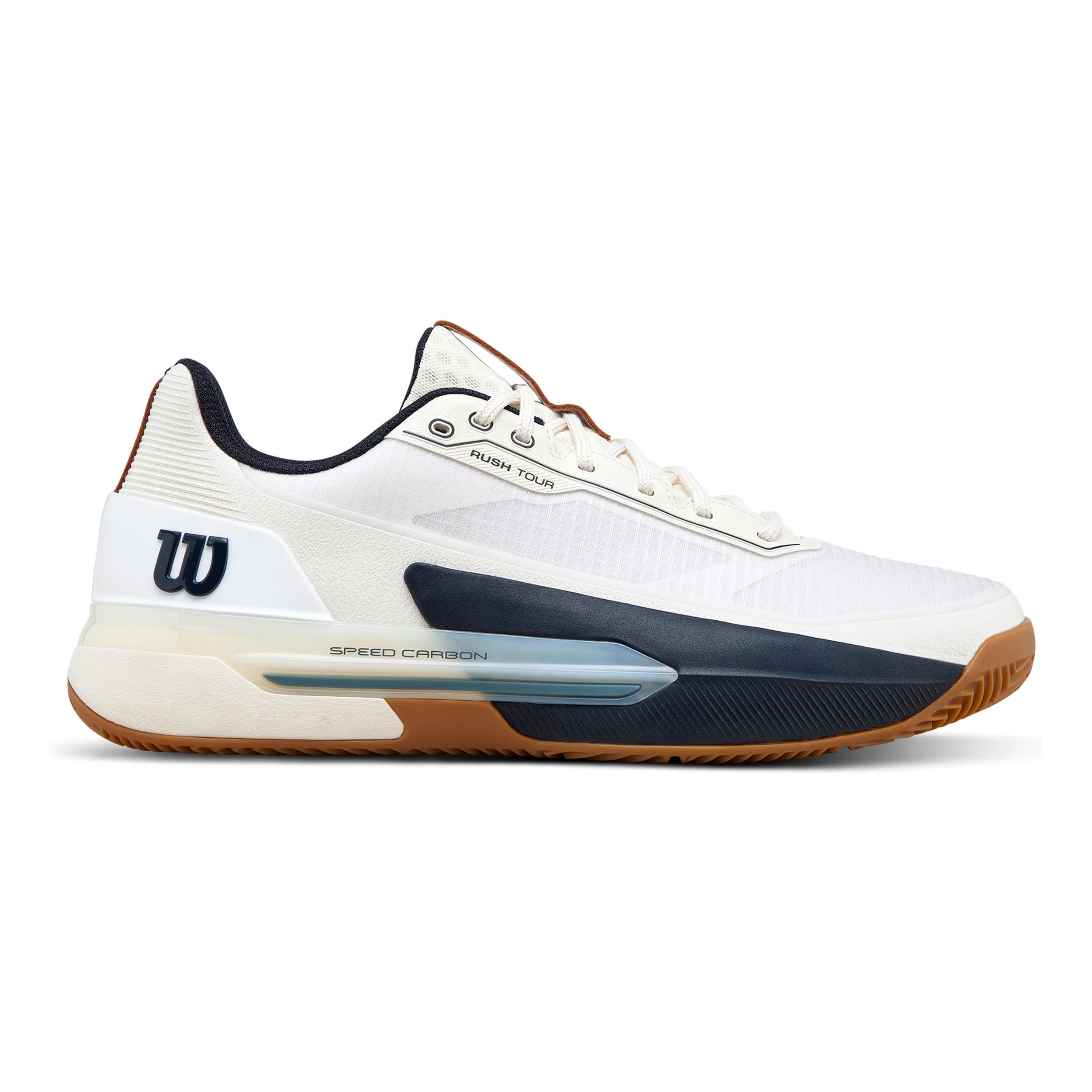 Wilson Rush Tour 5 Chaussure terre battue Hommes-blanc, bleu foncé