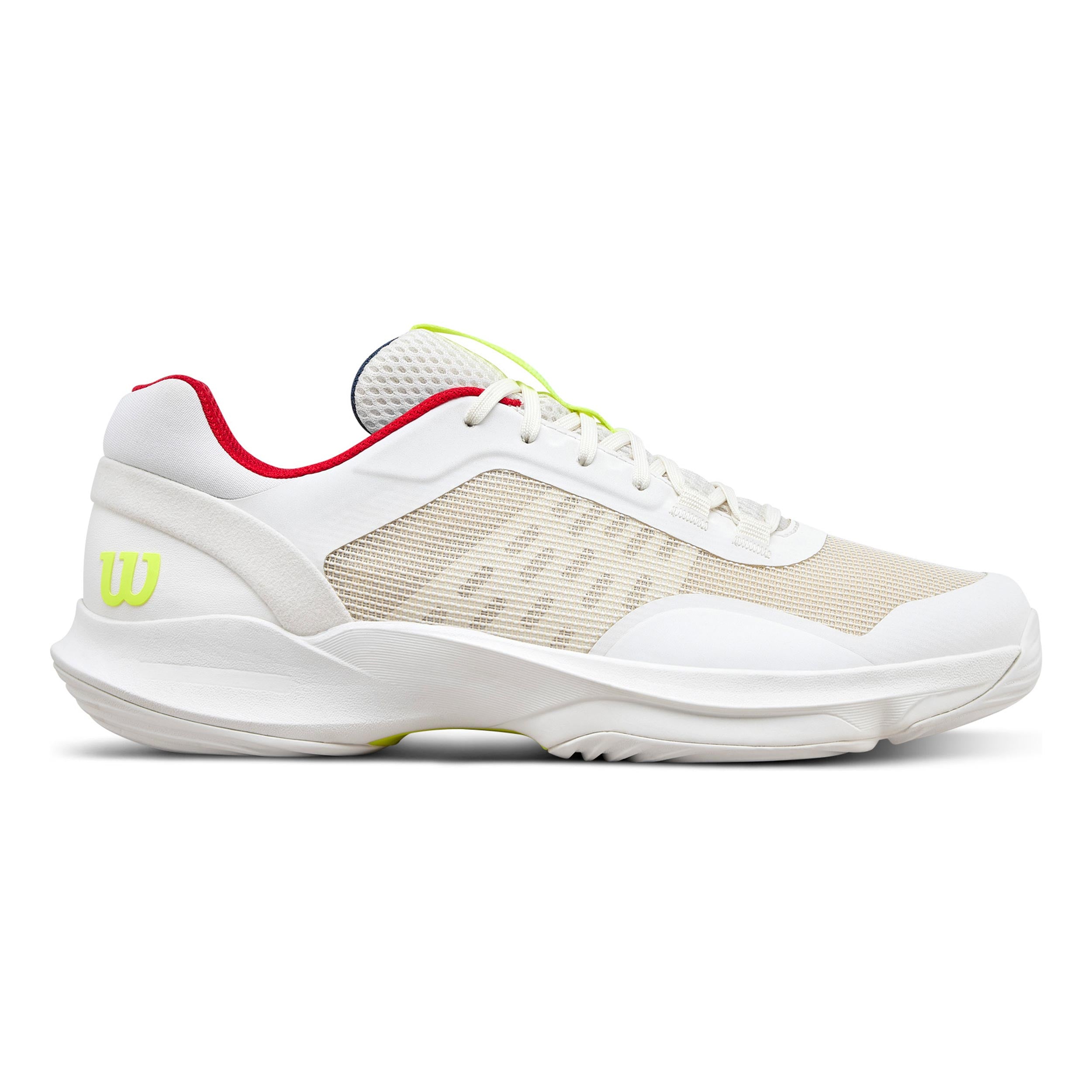 Wilson Hurakn Pro V2 Chaussures padel Hommes - blanc, jaunes fluo