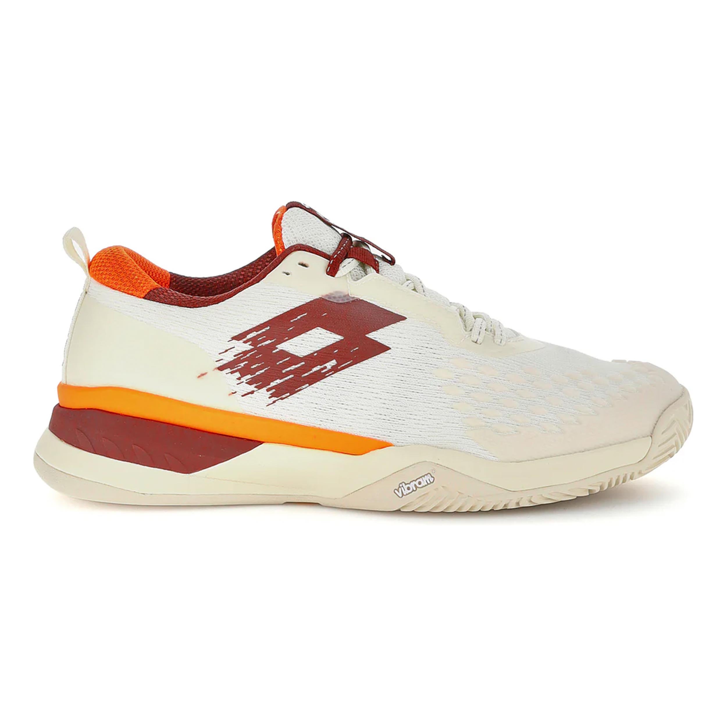 Lotto Raptor 100 CLY Chaussure terre battue Hommes-blanc, marron