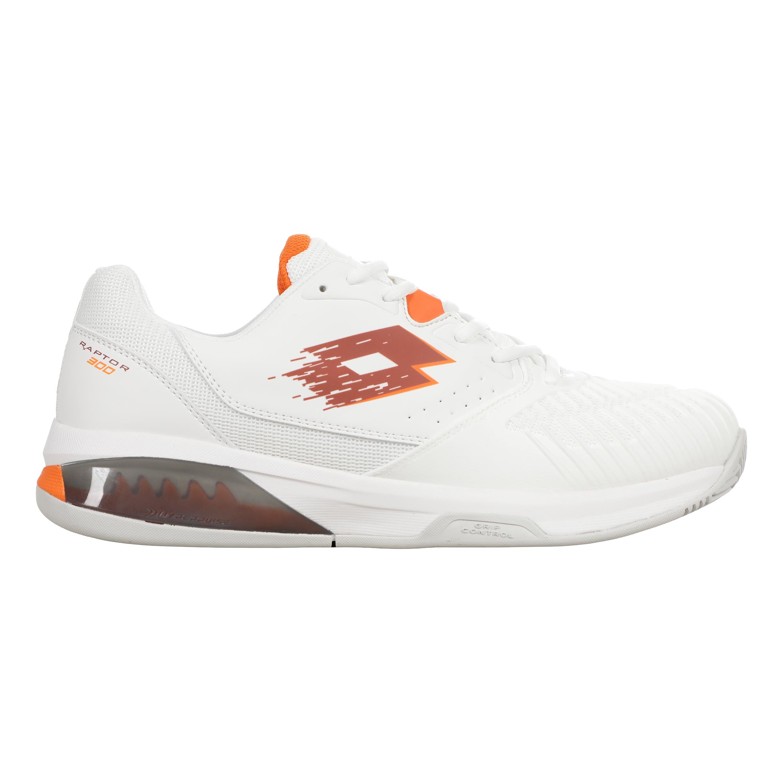Lotto Raptor 300 CLY Chaussure terre battue Hommes-blanc, orange