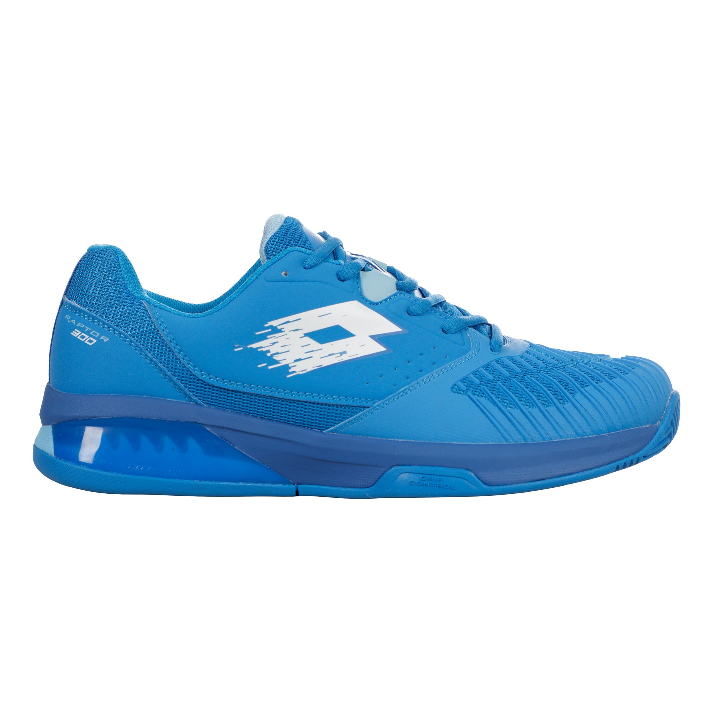 Lotto Raptor 300 CLY Chaussure terre battue Hommes-turquoise, blanc