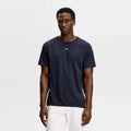 Court  T-shirt Hommes-bleu foncé