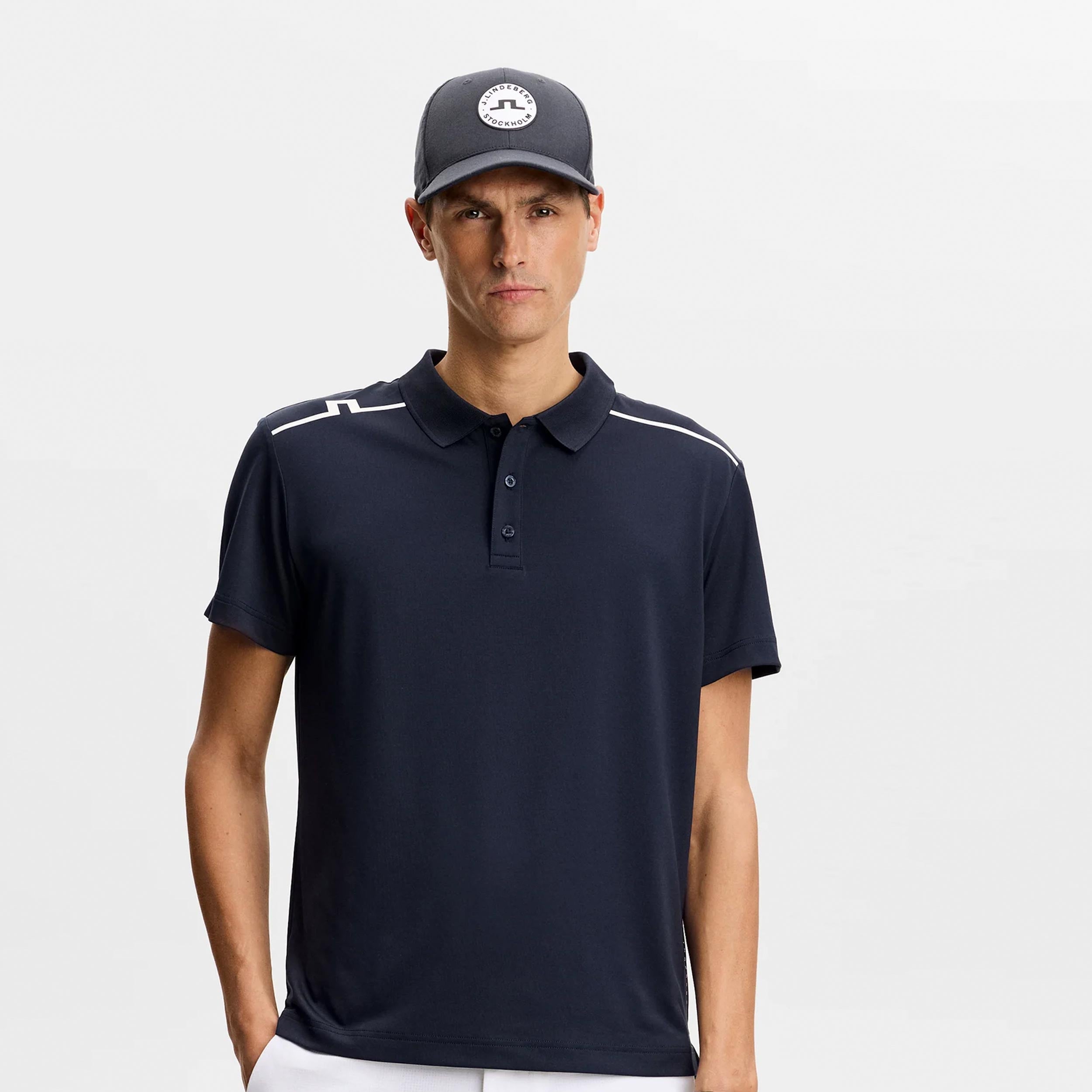 JLindeberg Lionel Polo Hommes-bleu foncé
