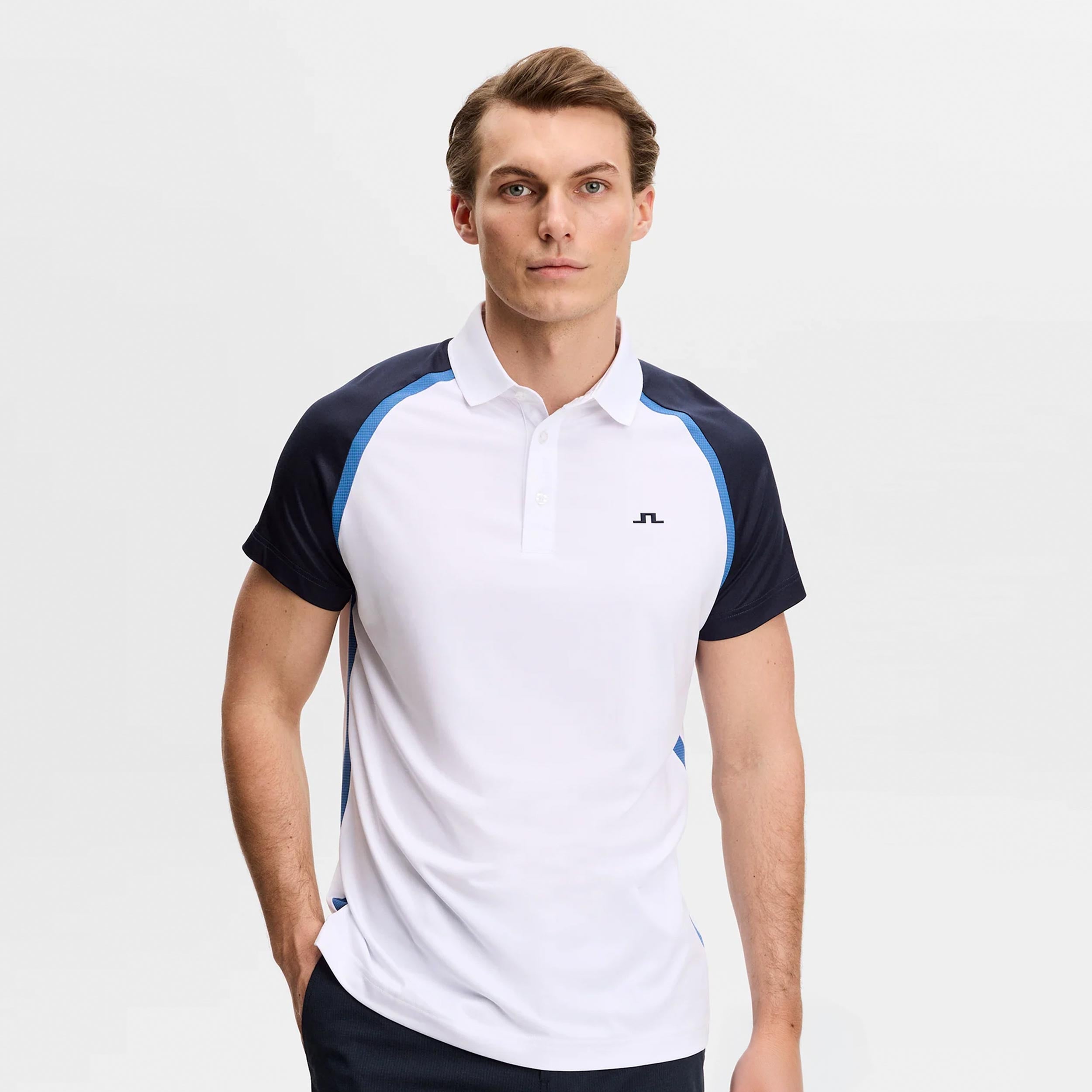 JLindeberg Bruce Polo Hommes-bleu foncé