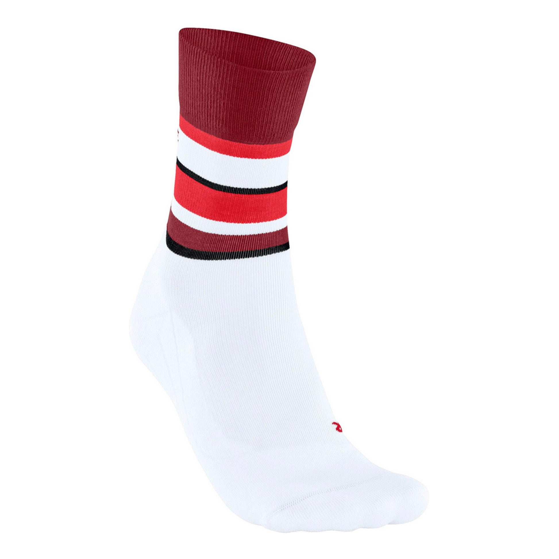 Falke RU4 Endurance Compression Chaussettes de running Hommes-blanc, rouge