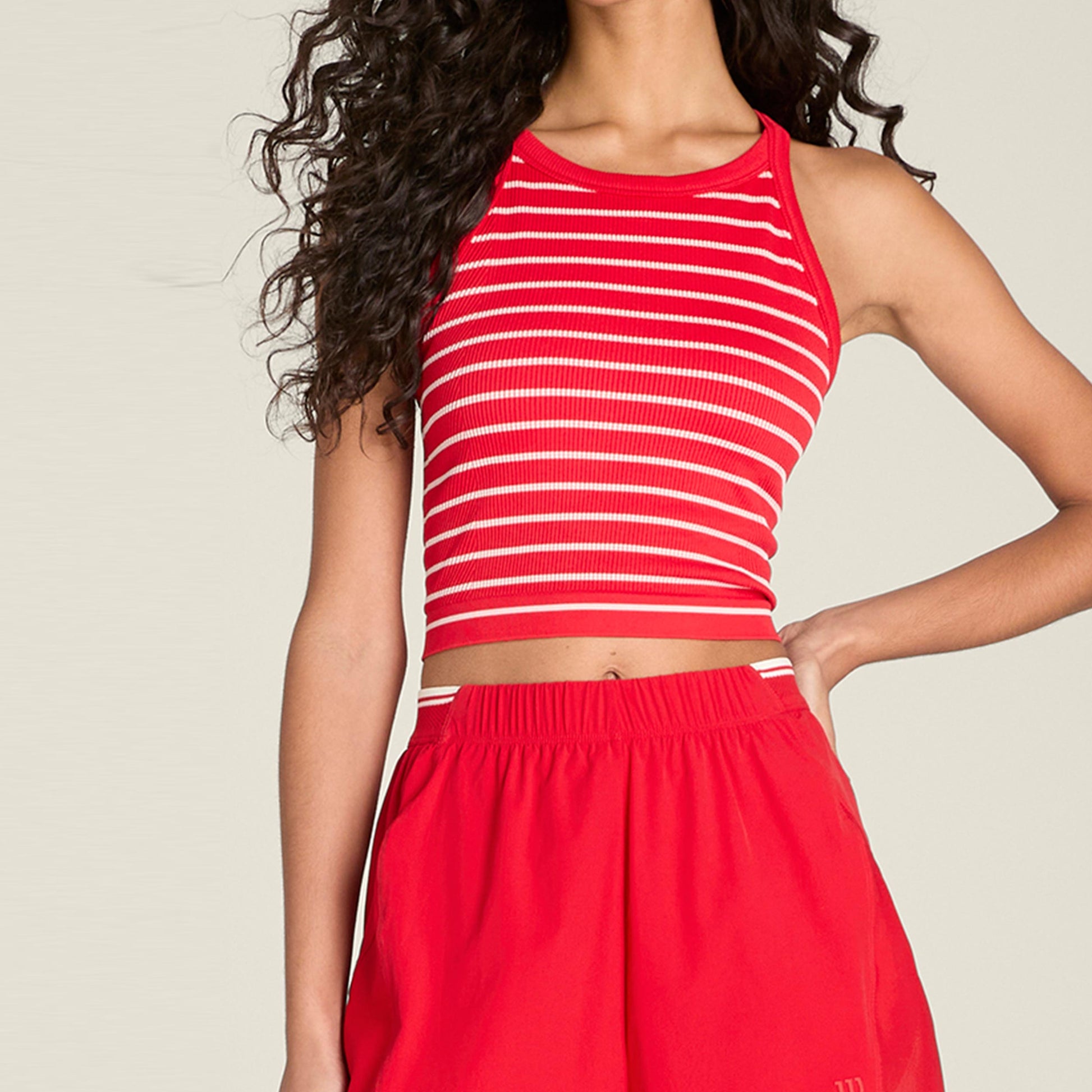 Wilson On The Daily Débardeur tank top Femmes - rouge, blanc