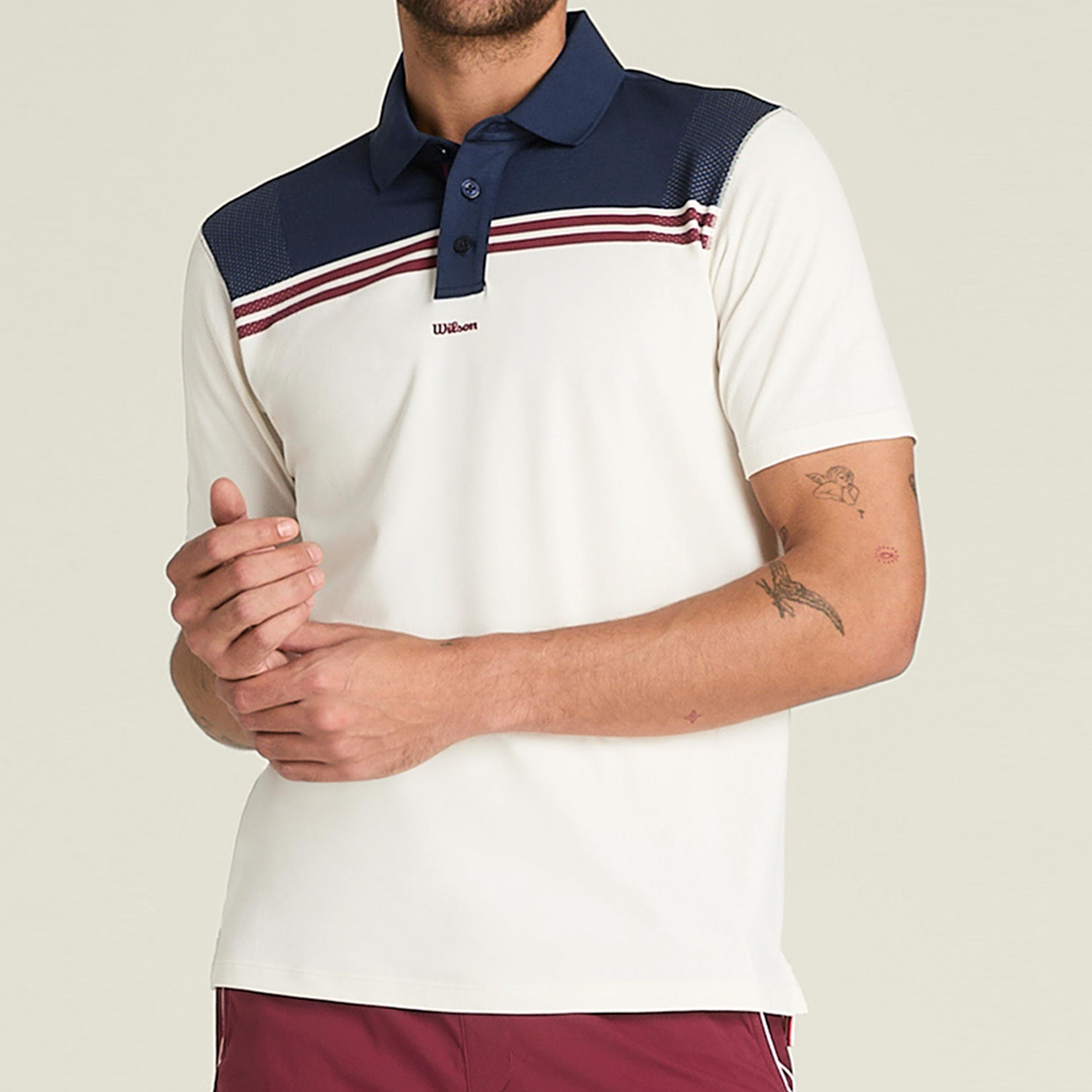 Wilson All Seasons Polo Polo Hommes-sable