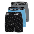 Essential Cotton Stretch Caleçon Pack de 3 Hommes - noir, gris