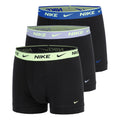 Essential Cotton Stretch Trunk Caleçon Pack de 3 Hommes - noir, turquoise