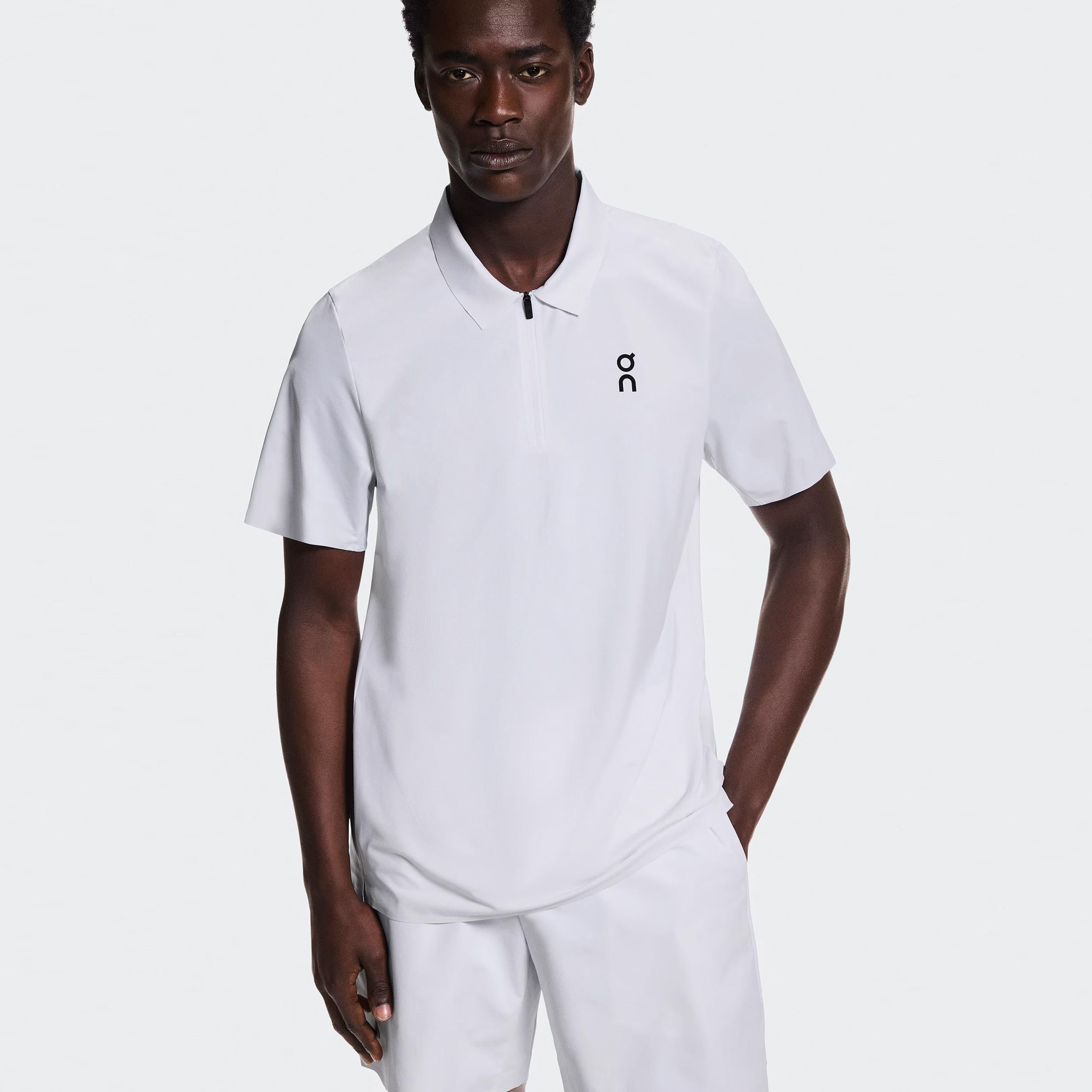 On Court Polo Hommes - blanc