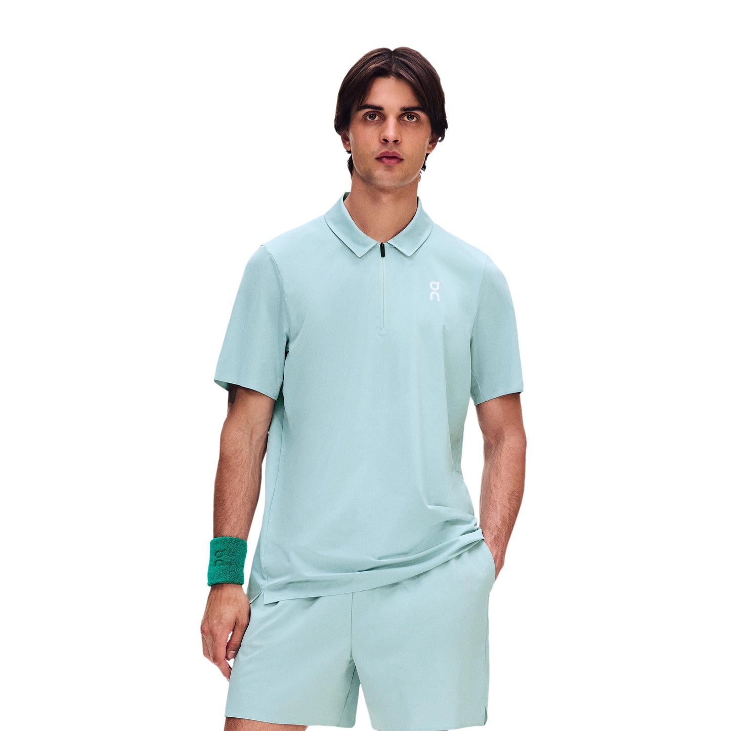 On Court Polo Polo Hommes - bleu gris