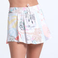 High Waist Weave It To Me Jupe Femmes - blanc, multicouleur