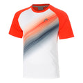 Topspin T-shirt Hommes-rouge, blanc