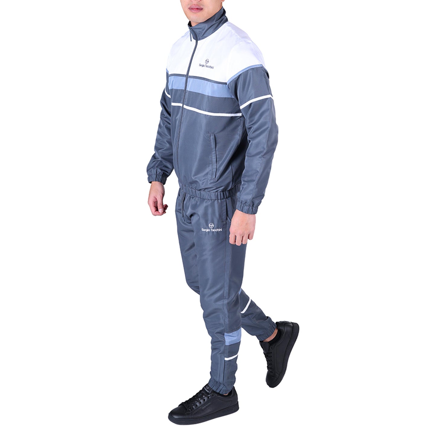 Sergio Tacchini Scorpione Survêtement Hommes - gris, blanc