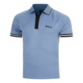 Serve Polo Hommes-bleu gris