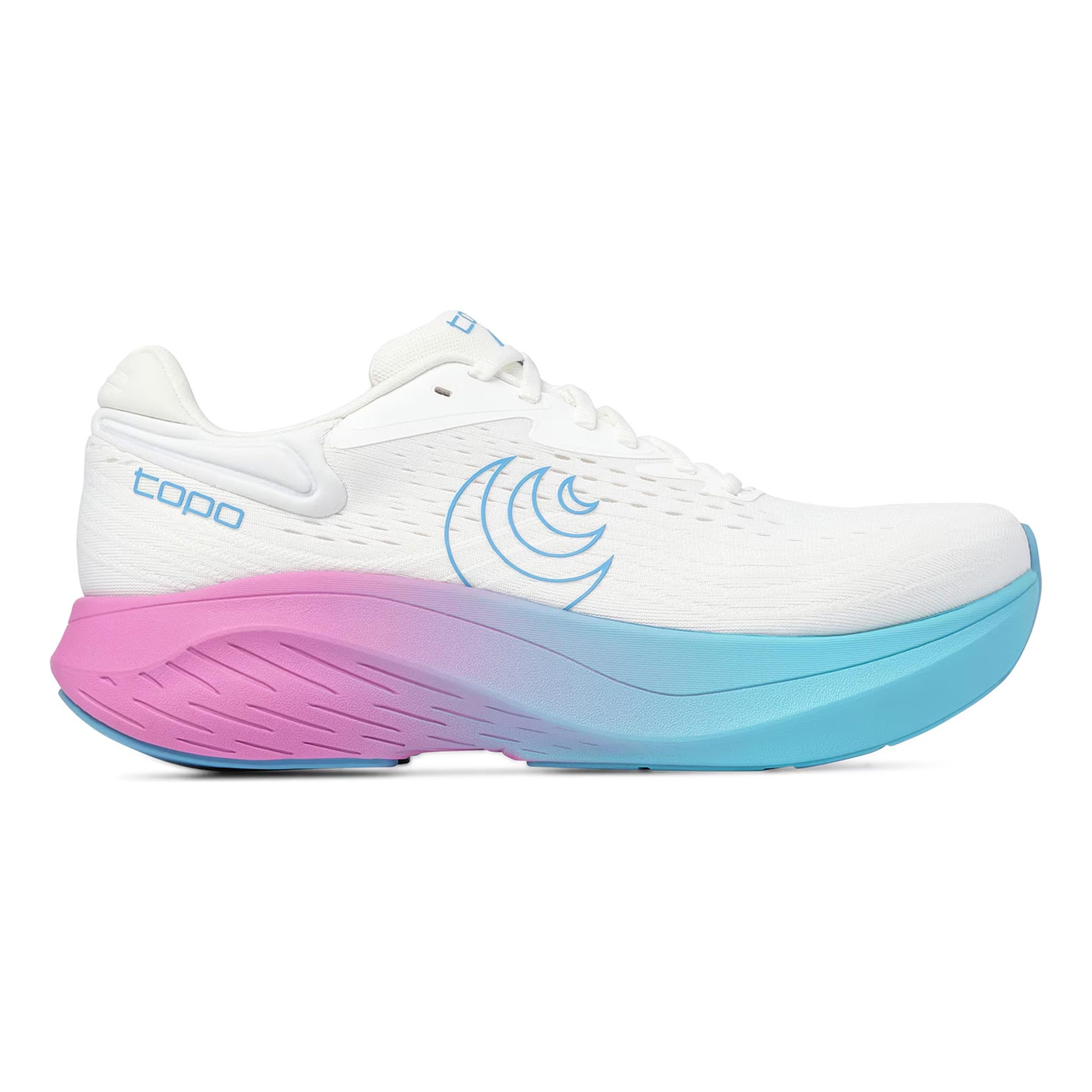 TOPO ATHLETIC Atmos 2 Chaussure de running sans stabilisateurs Femmes - blanc, bleu clair
