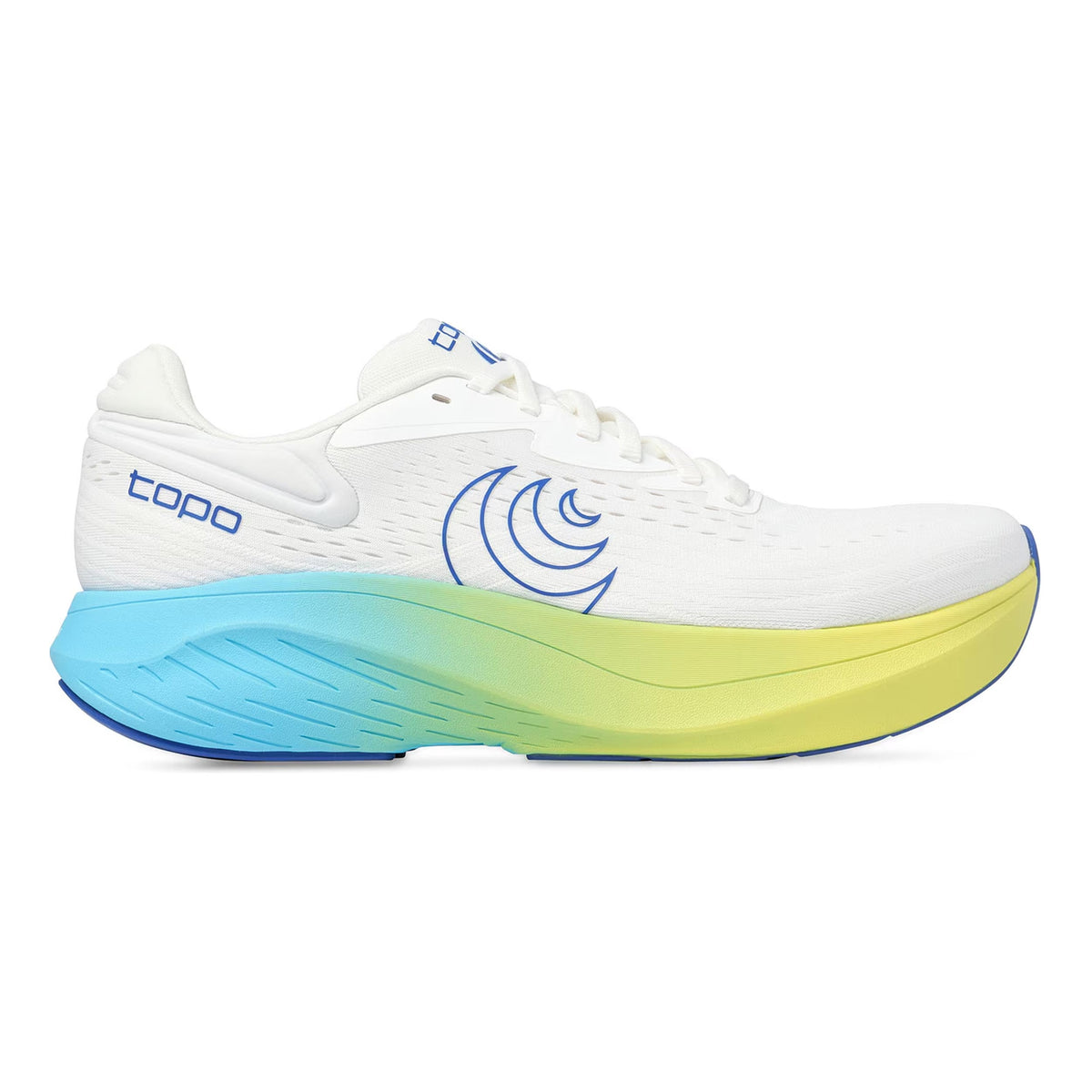 TOPO ATHLETIC Atmos 2 Chaussure de running sans stabilisateurs Hommes - blanc, bleu
