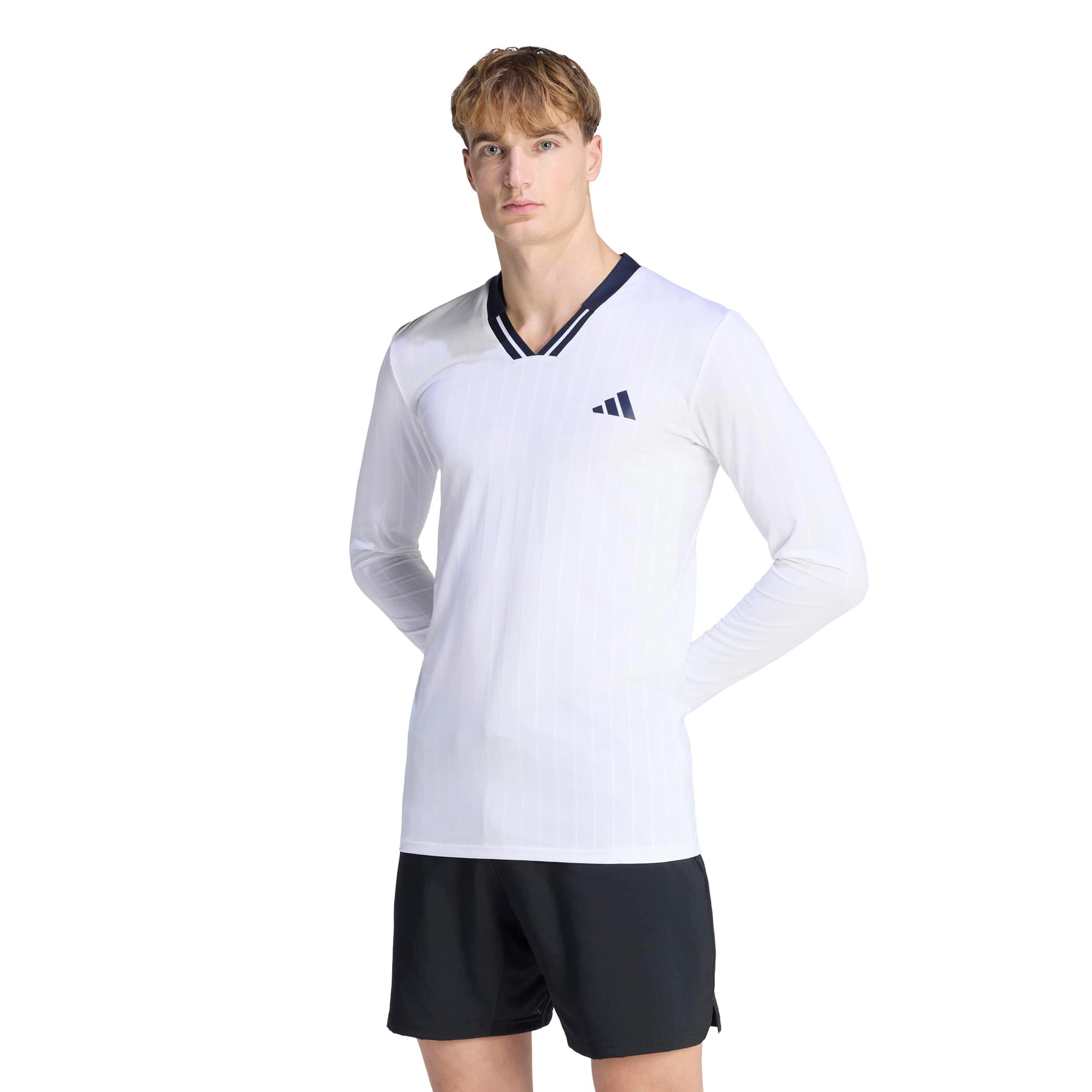 adidas Wow Top Haut manches longues Hommes - blanc, noir