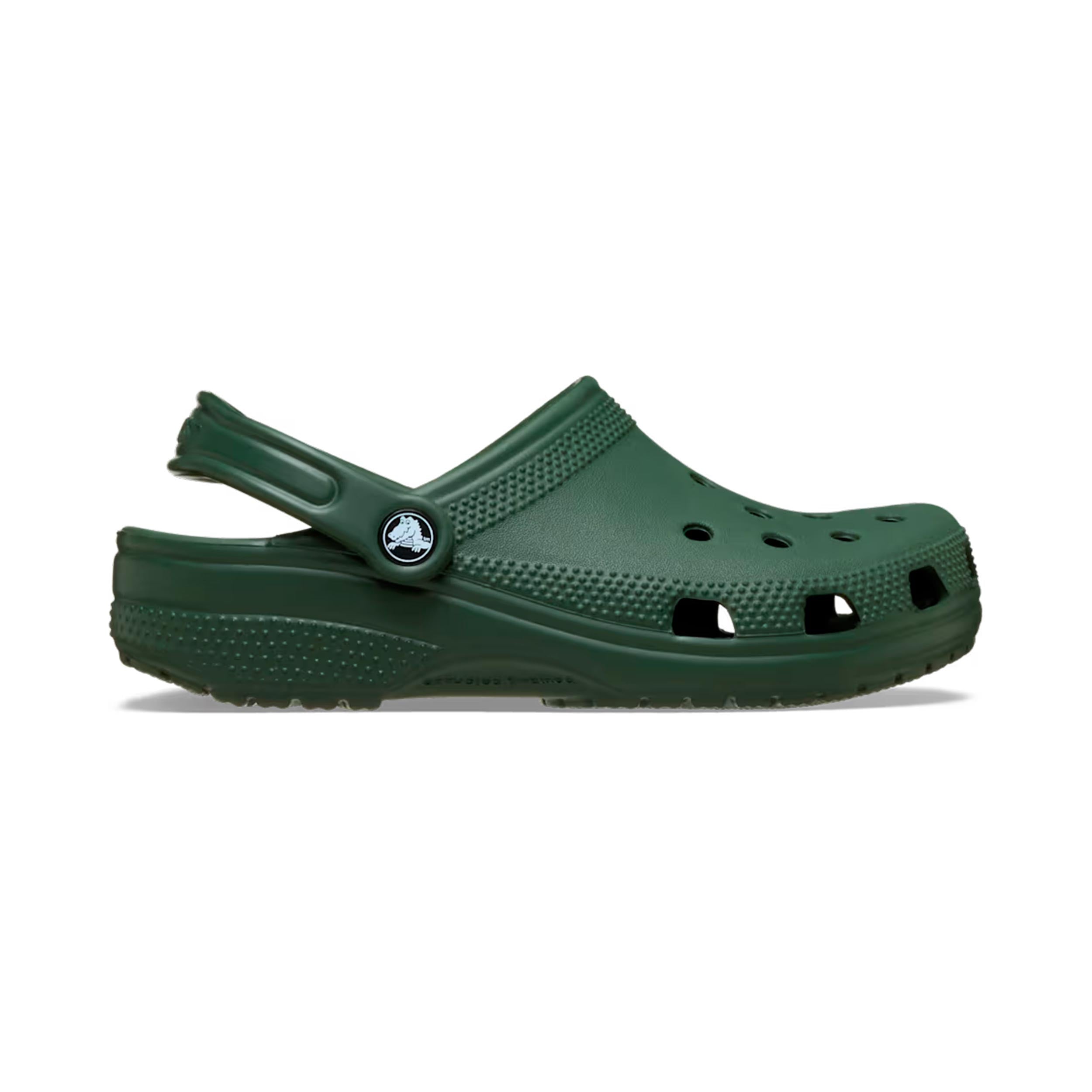 Crocs Classic Clog Tongs Enfants - vert foncé