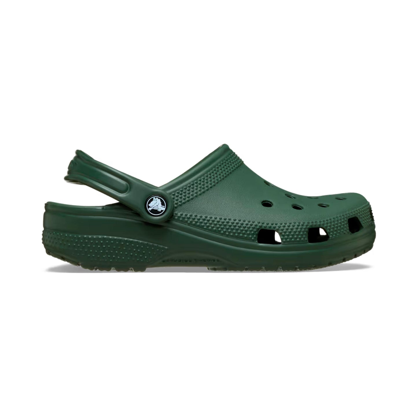 Crocs Classic Clog Tongs Enfants - vert foncé
