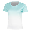 Silvia T-shirt Femmes - menthe, blanc