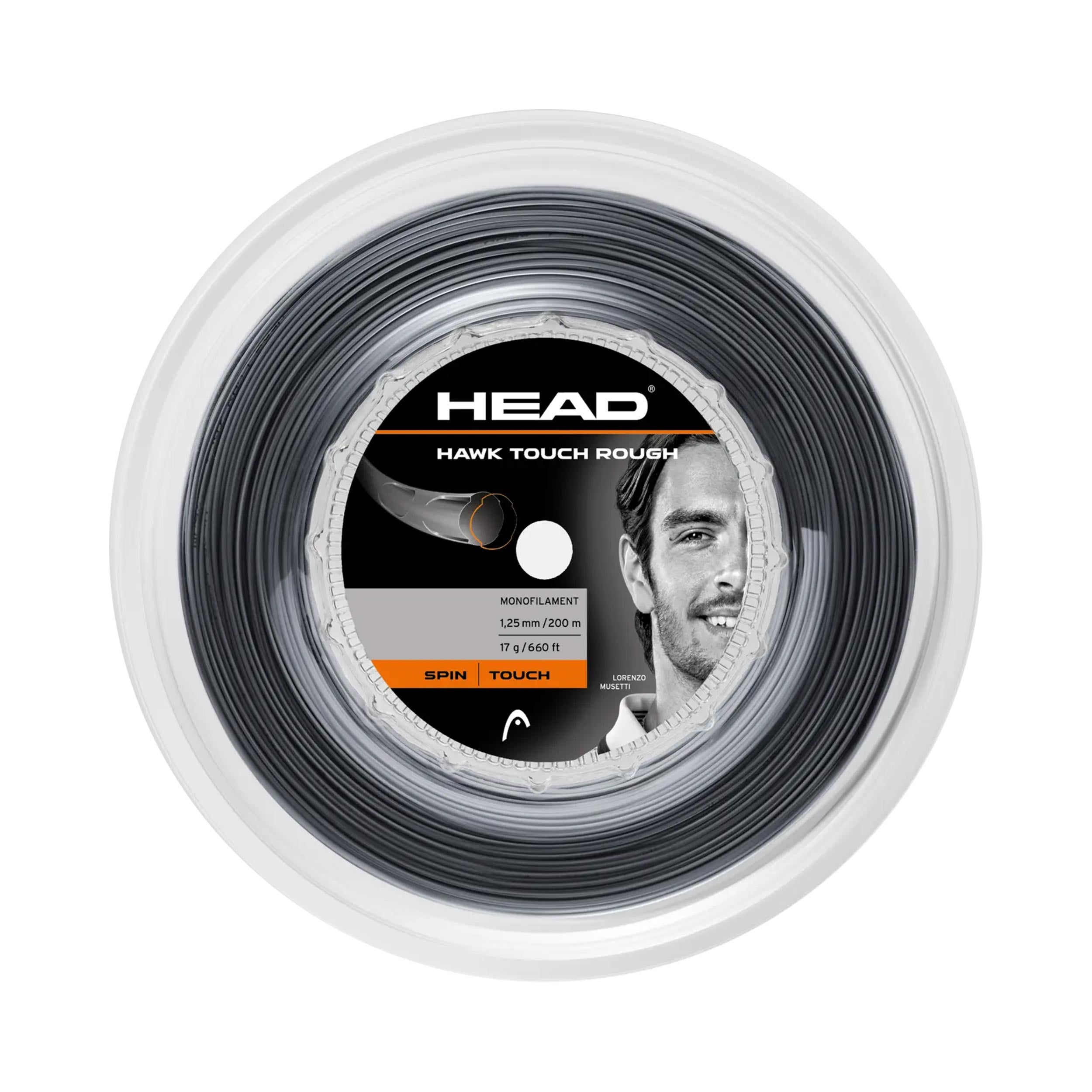 HEAD Hawk Touch Rough Bobine cordage 200m - noir