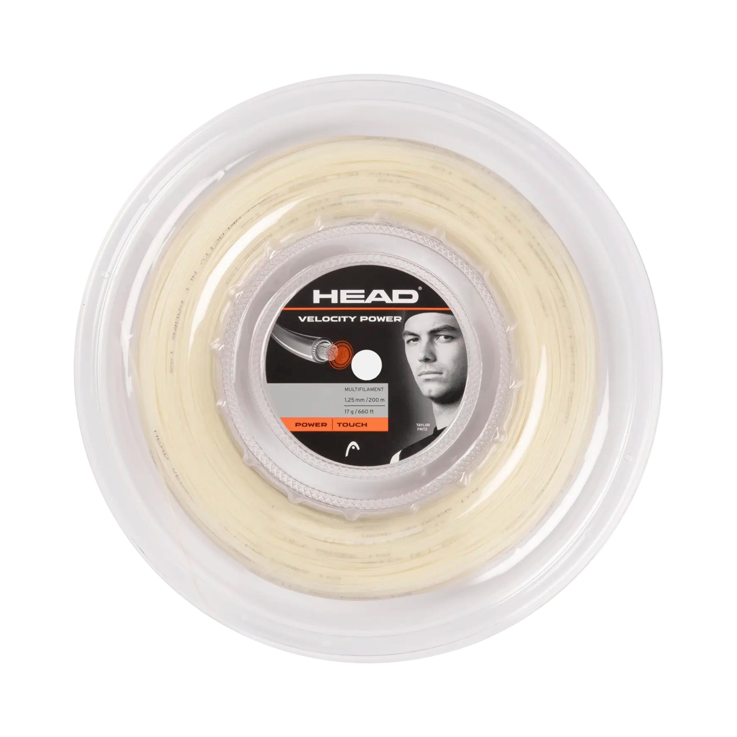 HEAD Velocity MLT Power Bobine cordage 200m - écru