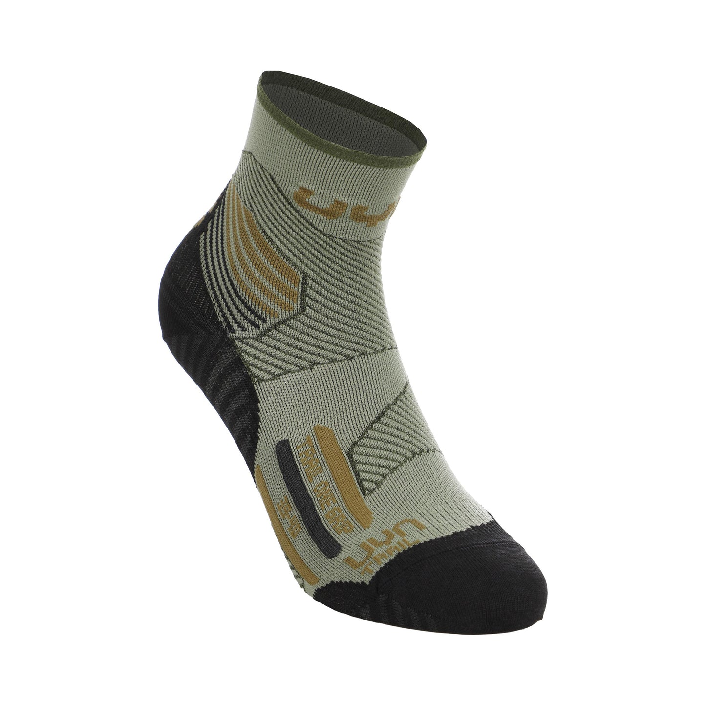 UYN Trail One Grip Chaussettes de running Femmes - vert, noir