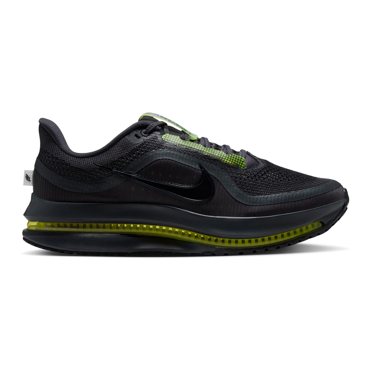 Nike Pegasus Premium Chaussure de running sans stabilisateurs Hommes - gris foncé, jaune citron
