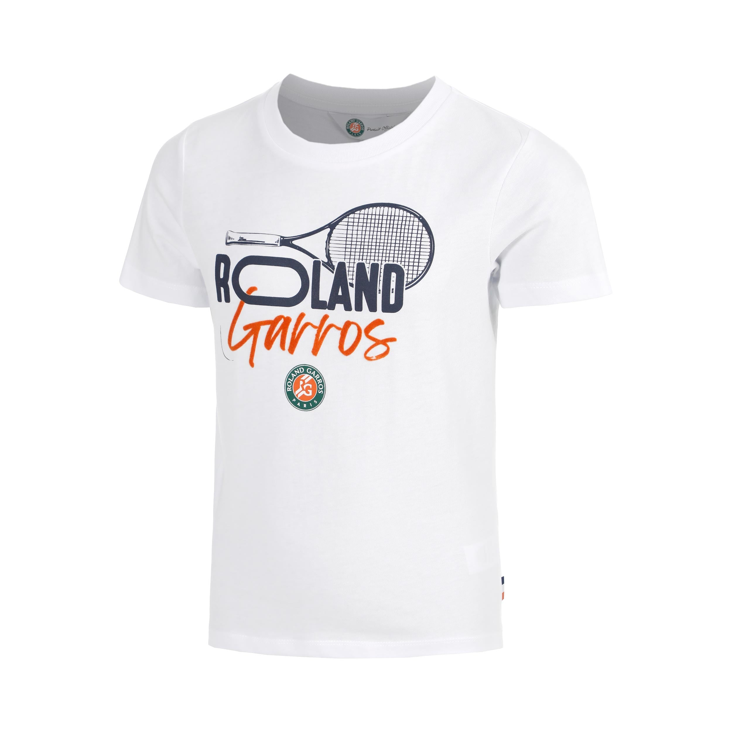 Roland Garros T-shirt Enfants - blanc