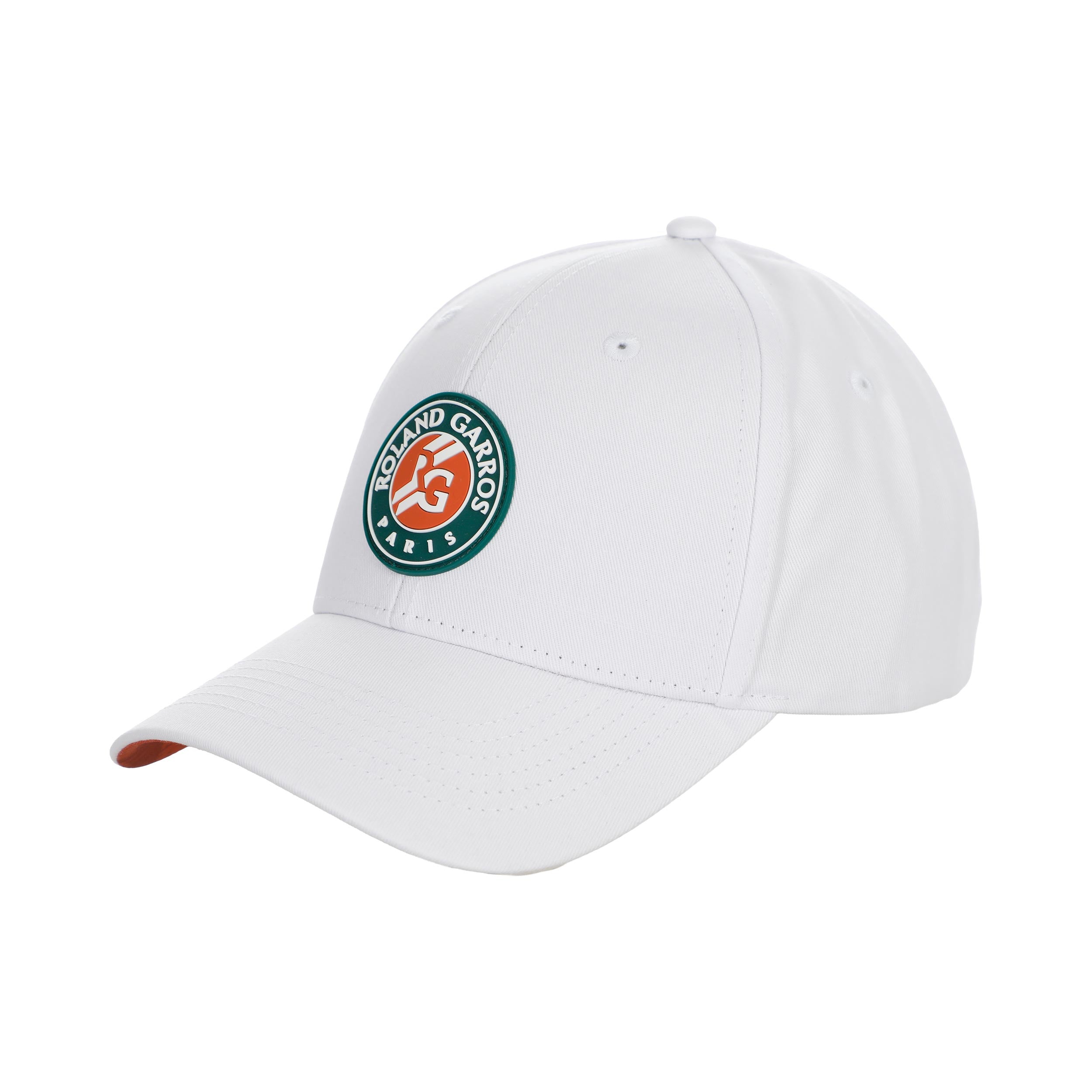 Roland Garros Logo Casquette Hommes - blanc
