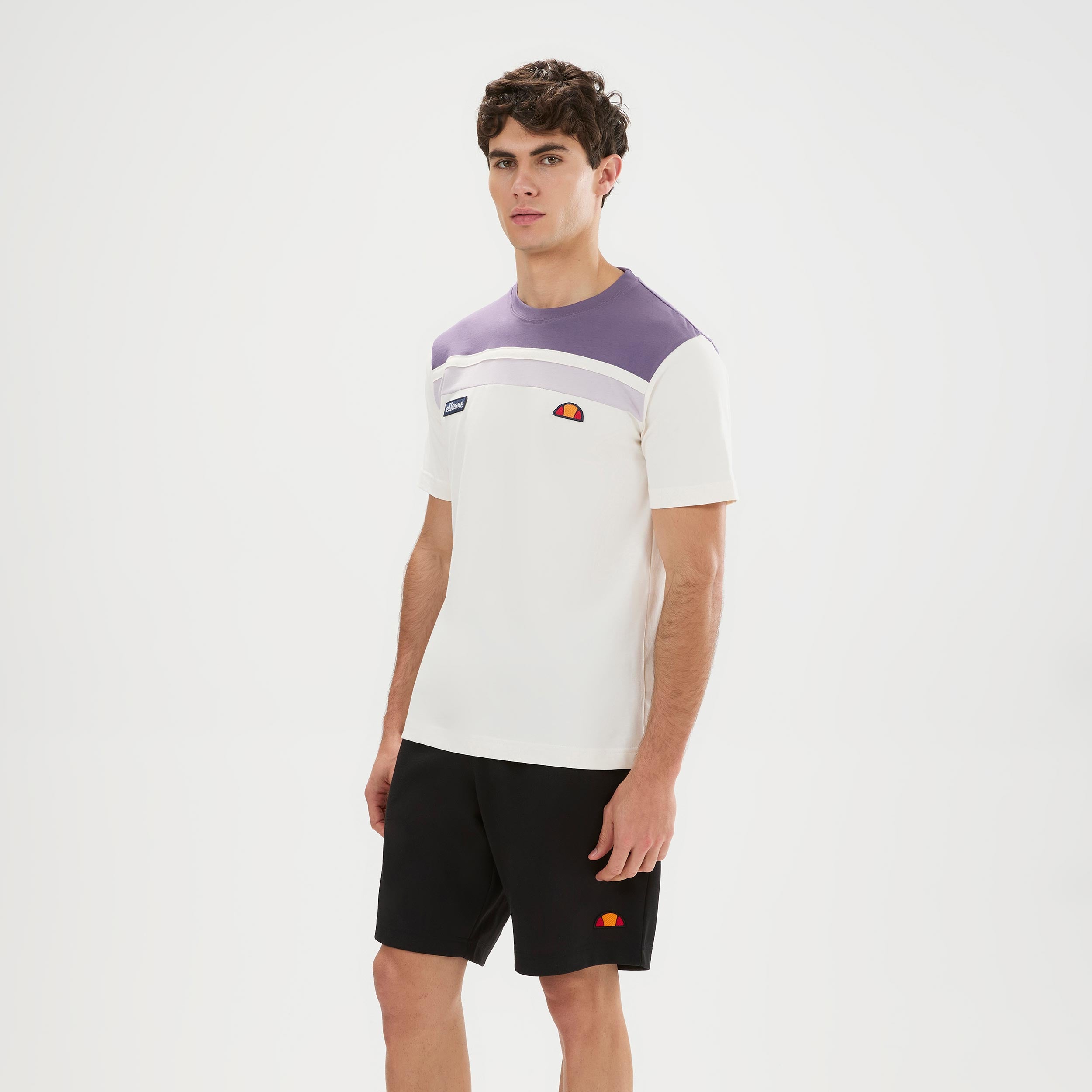 Ellesse Vignola T-shirt Hommes - crème, lilas