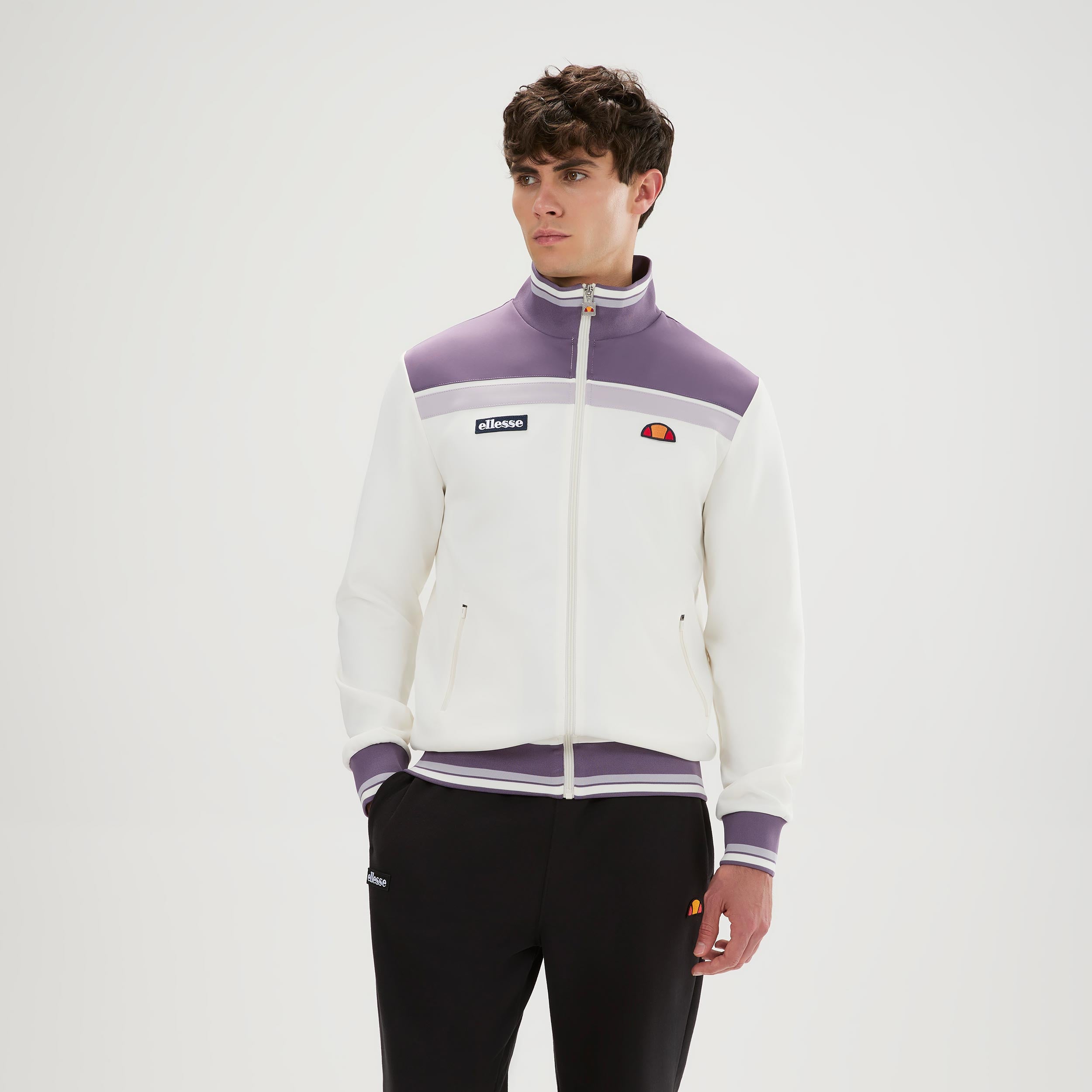 Ellesse Vignola Veste de survêtement Hommes - crème, lilas