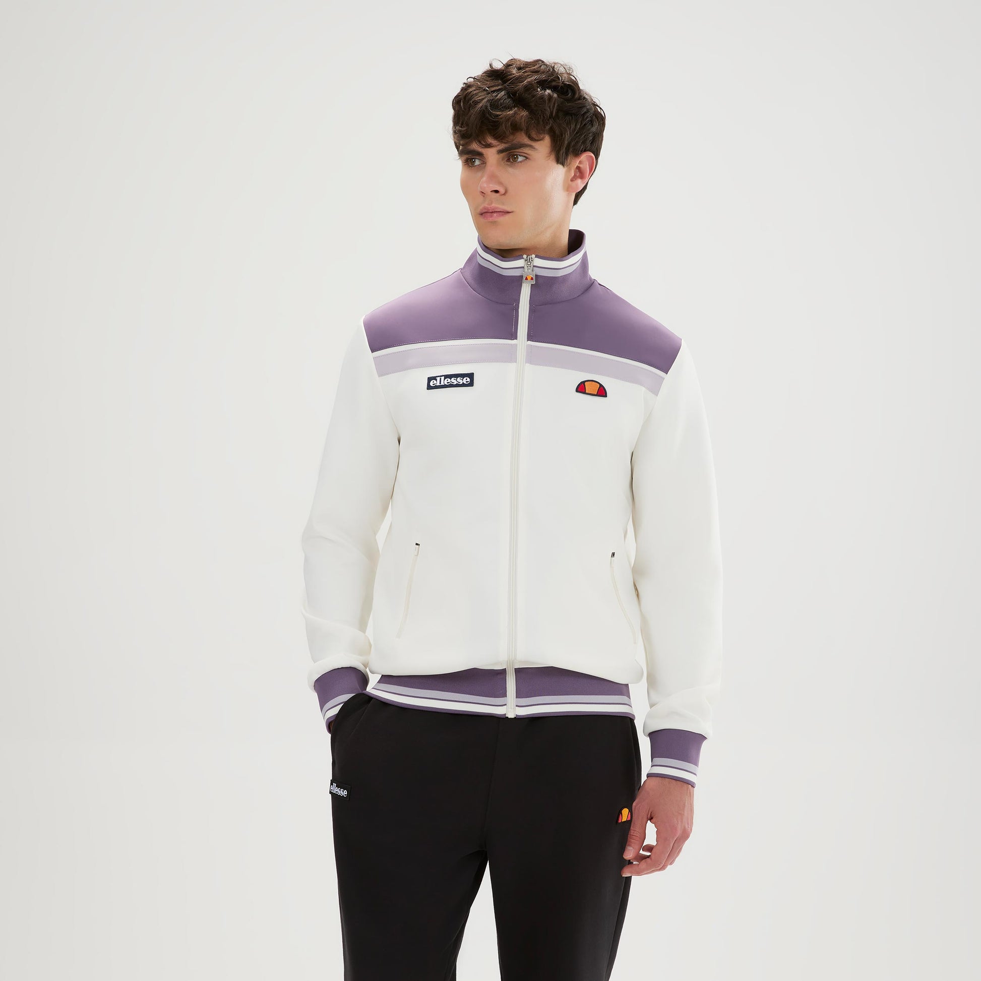 Ellesse Vignola Veste de survêtement Hommes - crème, lilas
