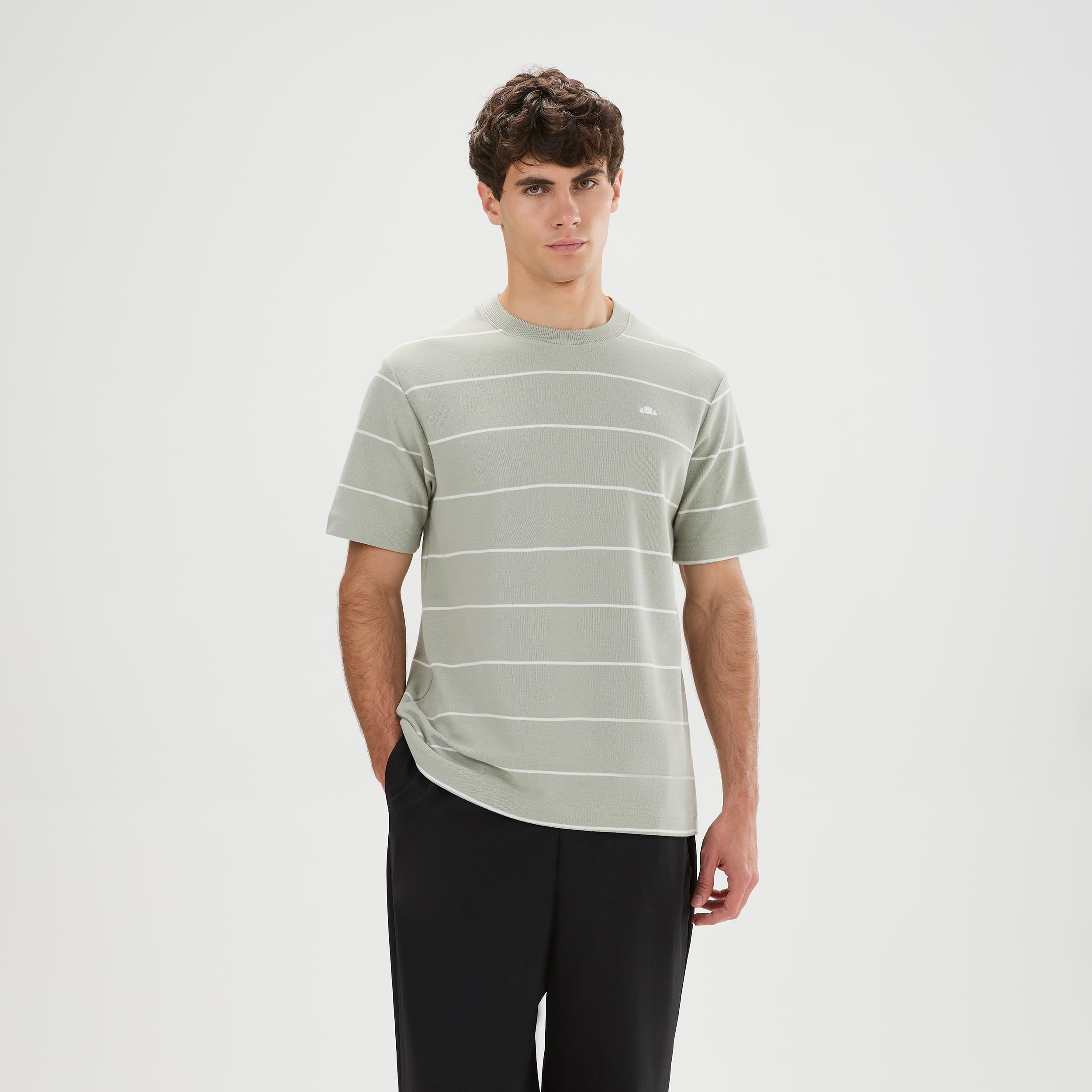 Ellesse Verri T-shirt Hommes - gris, crème