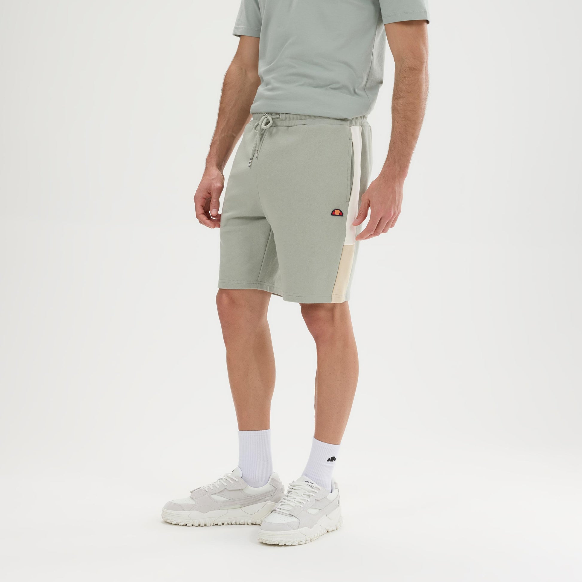 Ellesse Turi Shorts Hommes - gris, crème