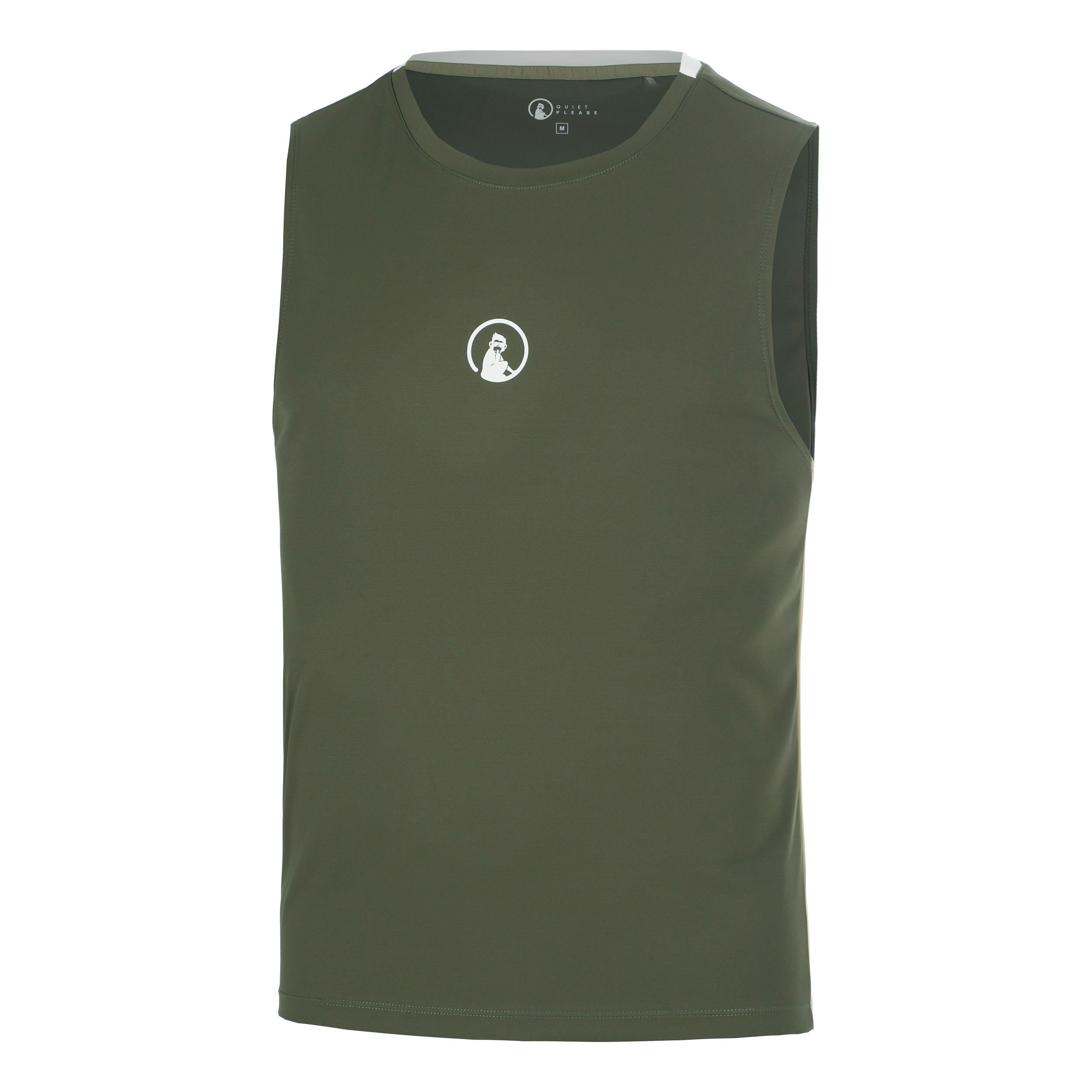 Quiet Please Memories Winner Tech Débardeur tank top Hommes - vert foncé